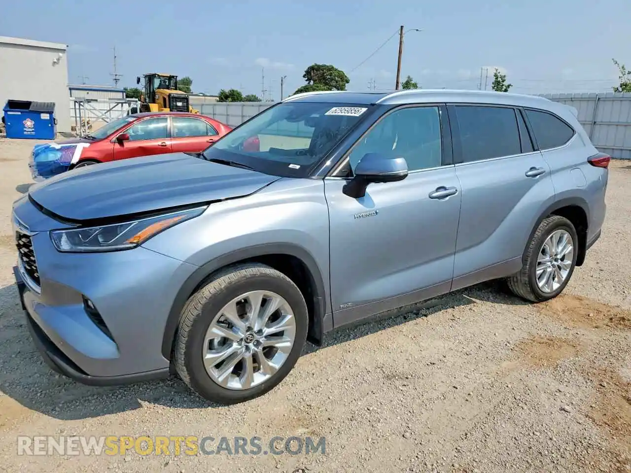 1 Photograph of a damaged car 5TDDBRCH1MS062639 TOYOTA HIGHLANDER 2021