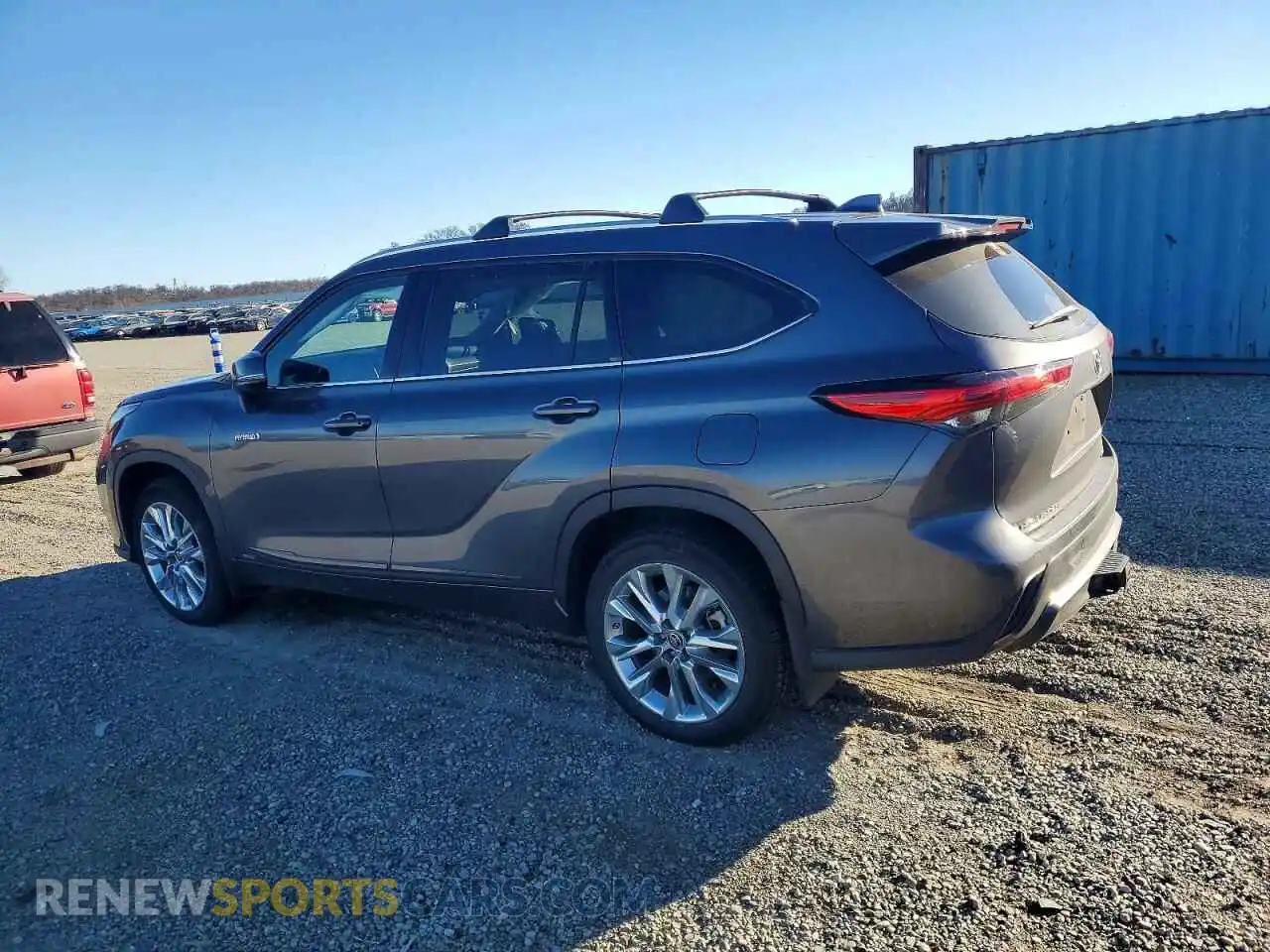 2 Photograph of a damaged car 5TDDBRCH1MS524181 TOYOTA HIGHLANDER 2021