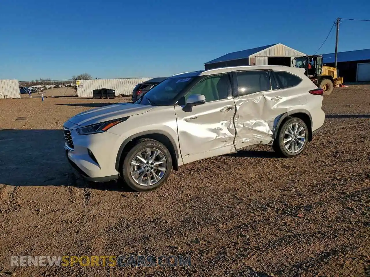 1 Photograph of a damaged car 5TDDBRCH1MS531583 TOYOTA HIGHLANDER 2021