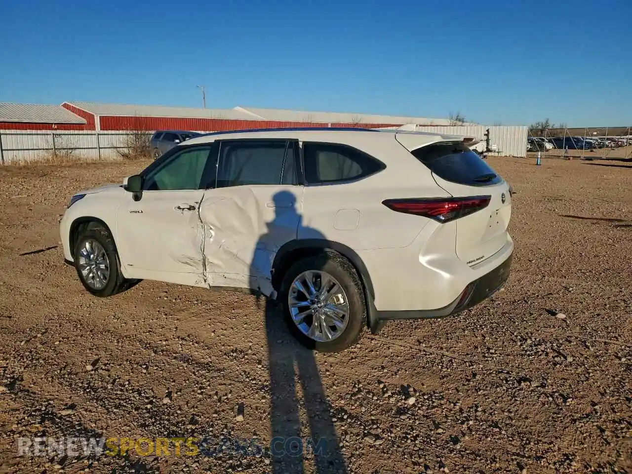 2 Photograph of a damaged car 5TDDBRCH1MS531583 TOYOTA HIGHLANDER 2021
