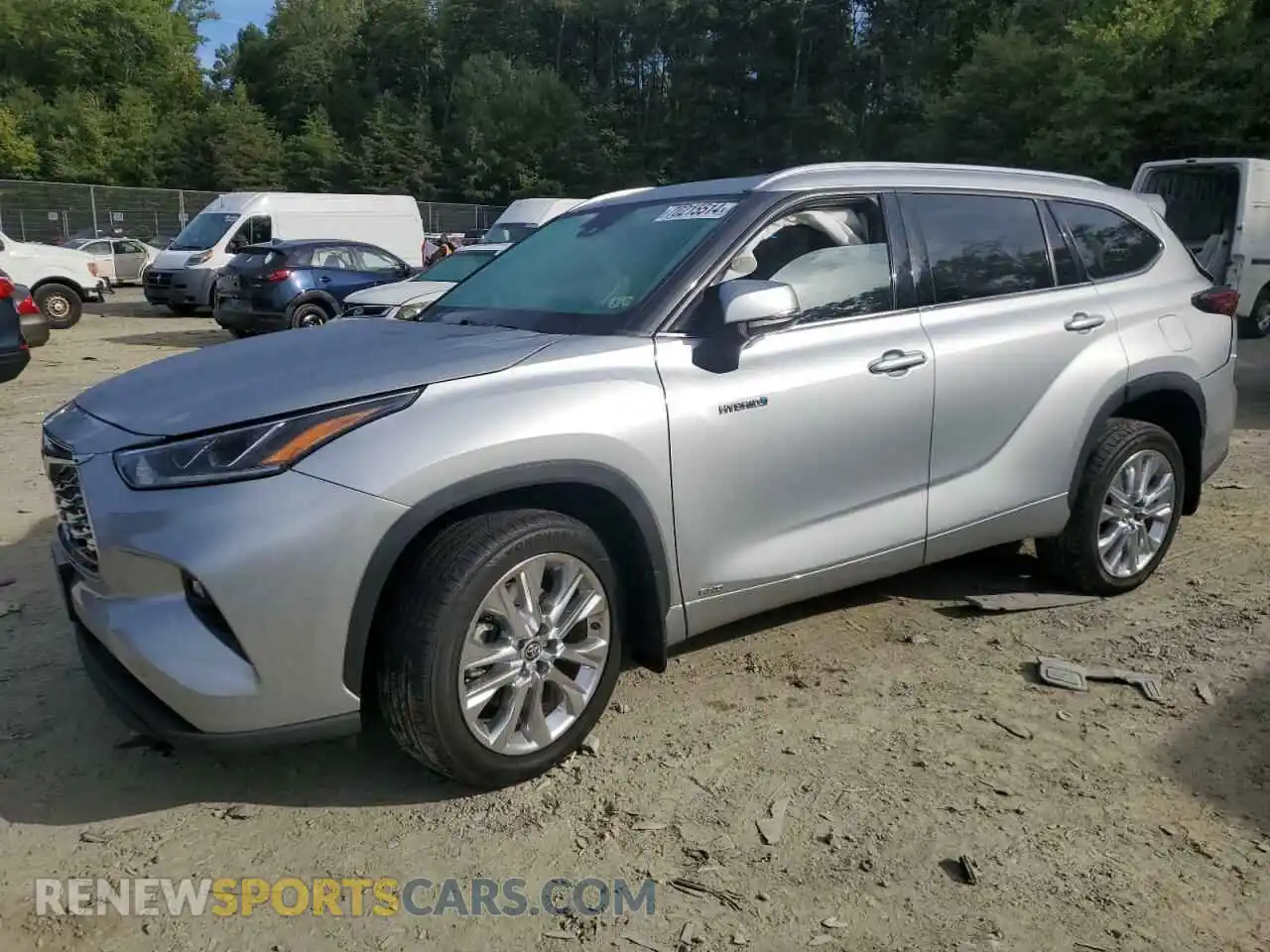 1 Photograph of a damaged car 5TDDBRCH2MS527011 TOYOTA HIGHLANDER 2021