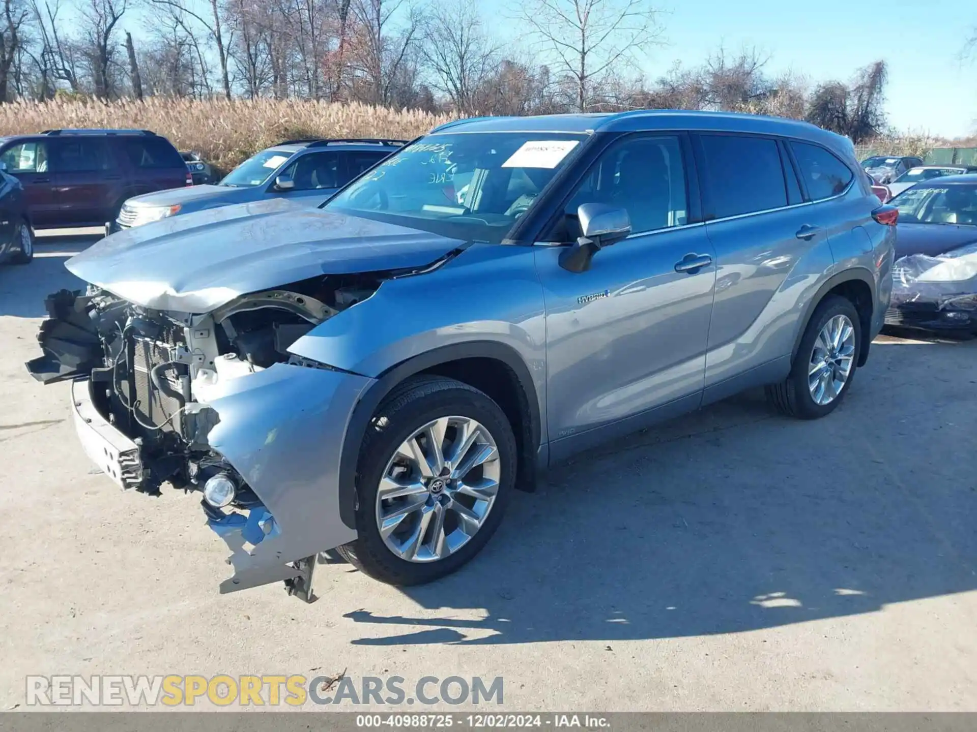 2 Photograph of a damaged car 5TDDBRCH3MS062318 TOYOTA HIGHLANDER 2021