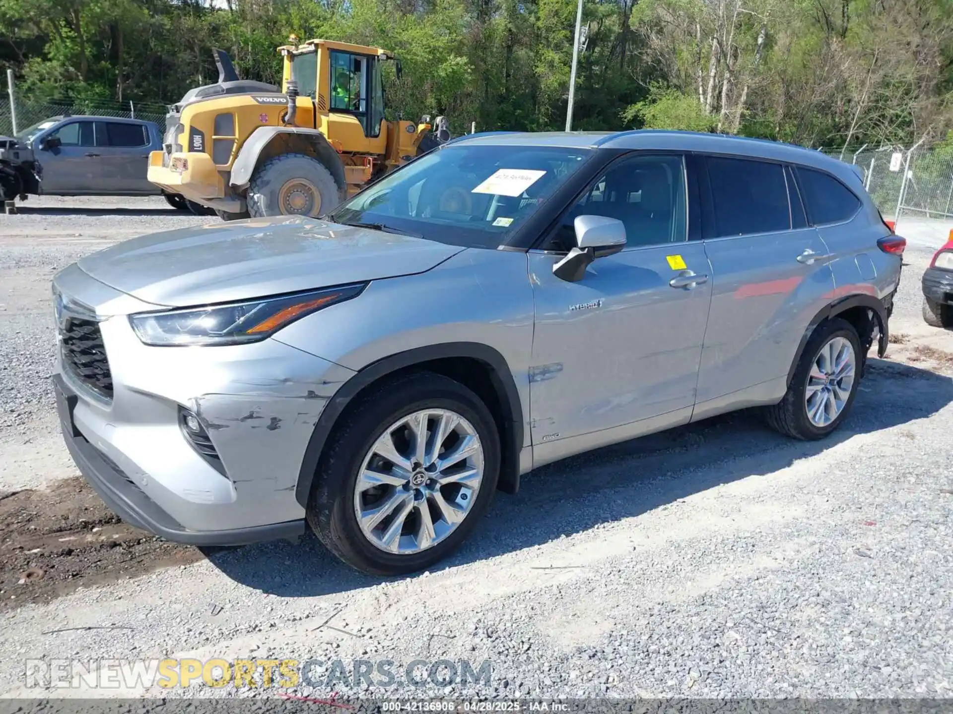 2 Photograph of a damaged car 5TDDBRCH4MS018716 TOYOTA HIGHLANDER 2021