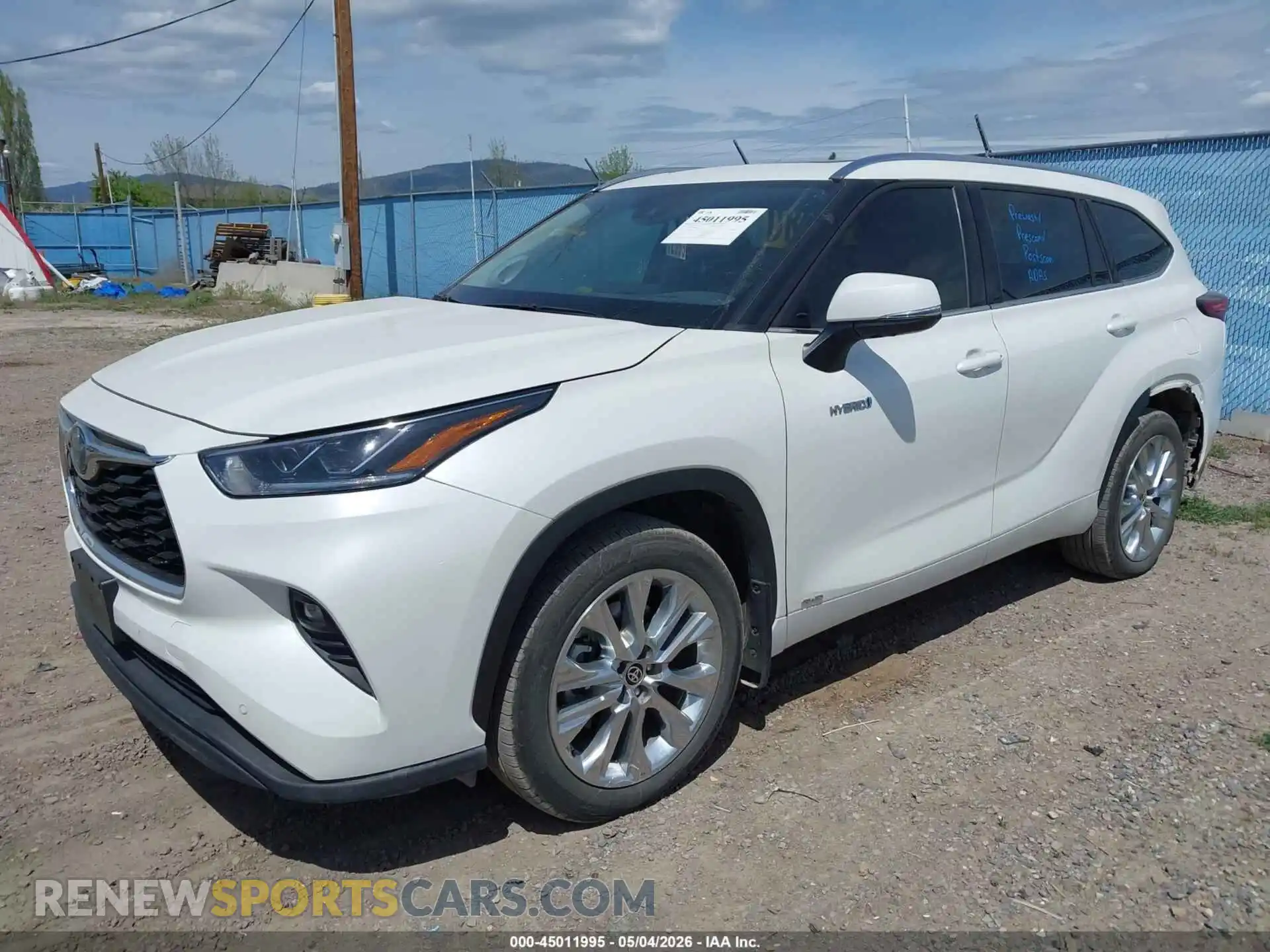 2 Photograph of a damaged car 5TDDBRCH4MS025875 TOYOTA HIGHLANDER 2021