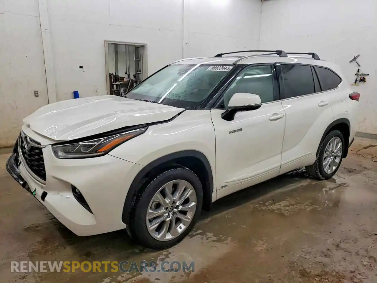 1 Photograph of a damaged car 5TDDBRCH5MS531344 TOYOTA HIGHLANDER 2021