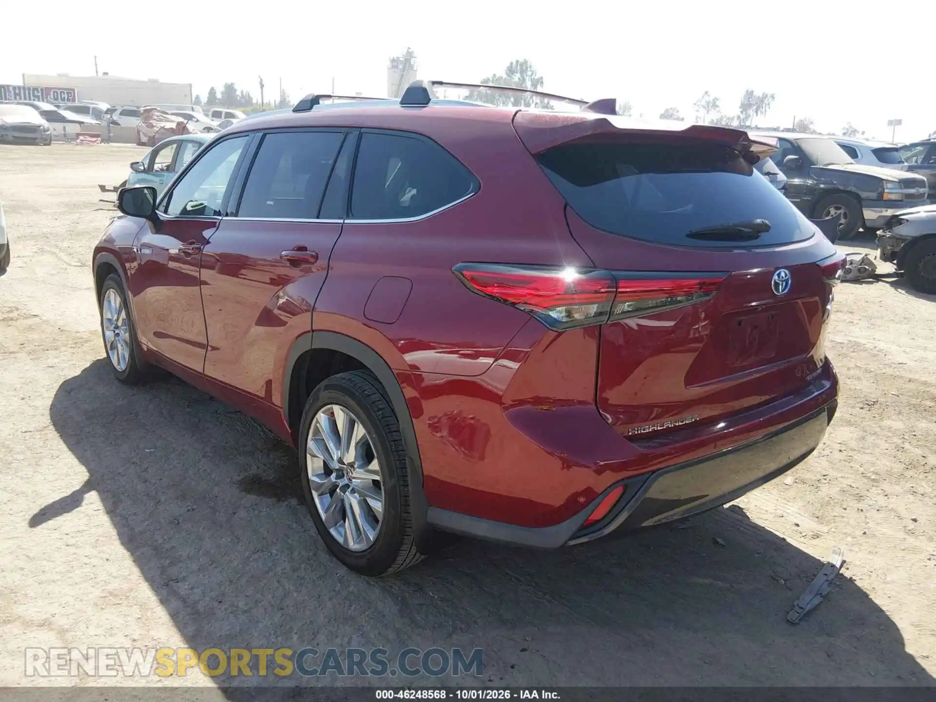 3 Photograph of a damaged car 5TDDBRCH9MS522288 TOYOTA HIGHLANDER 2021