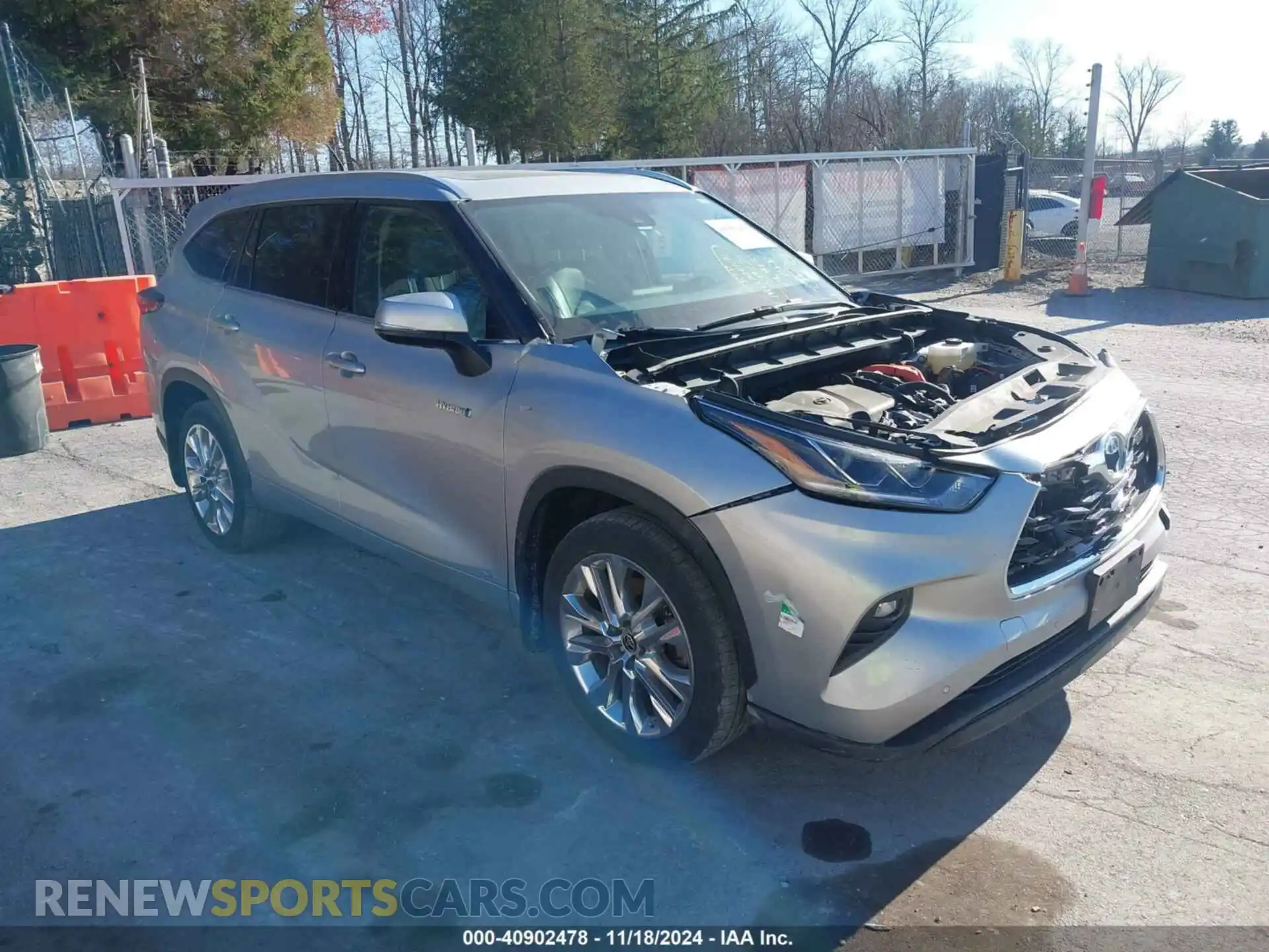 1 Photograph of a damaged car 5TDDBRCHXMS528195 TOYOTA HIGHLANDER 2021