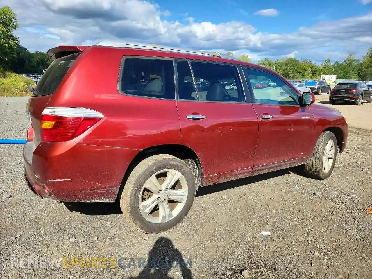 3 Photograph of a damaged car 5TDDK3EH7AS031756 TOYOTA HIGHLANDER 2021
