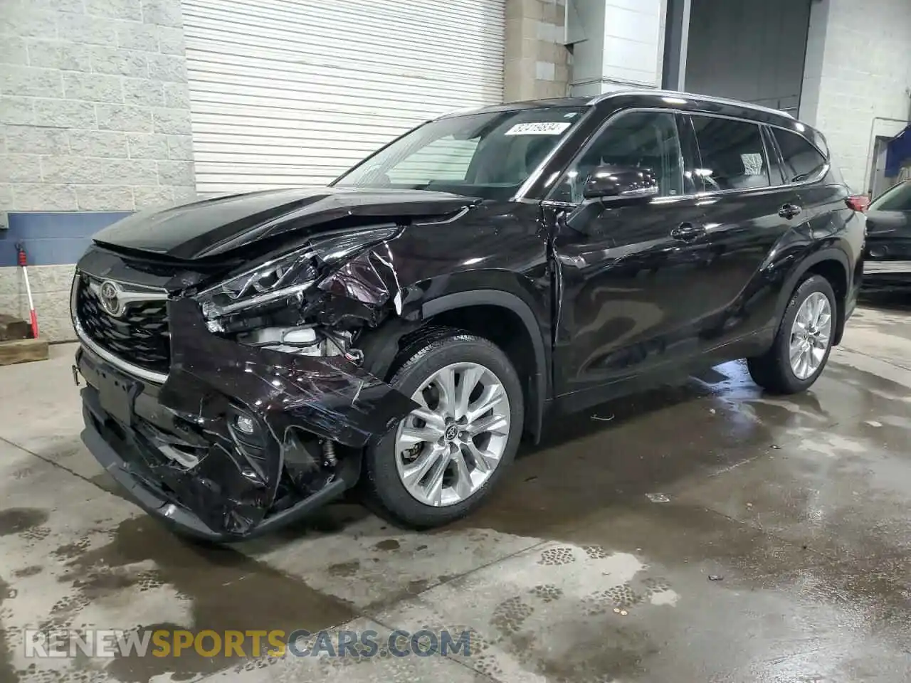 1 Photograph of a damaged car 5TDDZRBH1MS106488 TOYOTA HIGHLANDER 2021