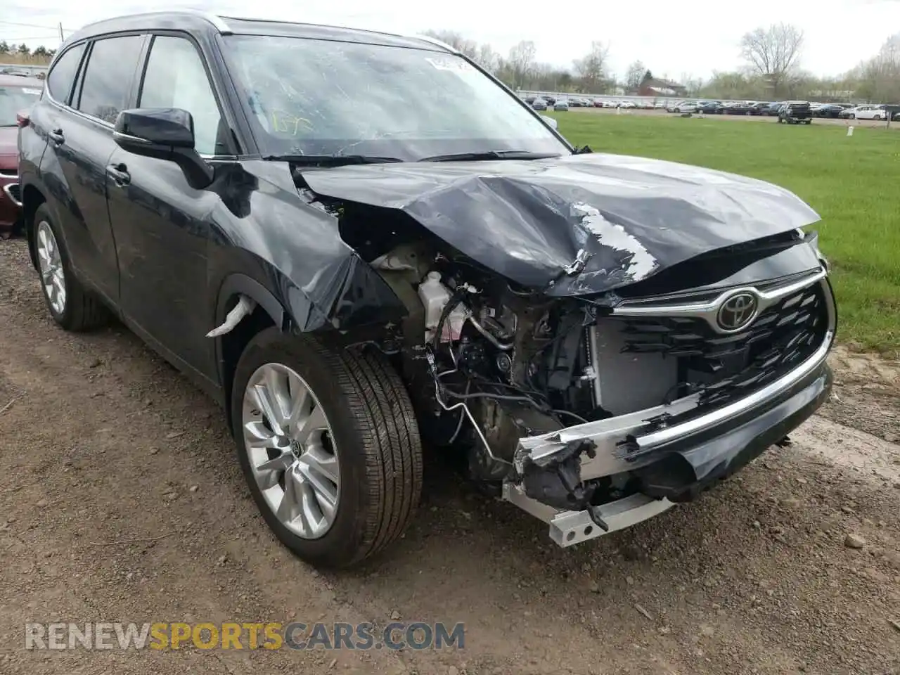 1 Photograph of a damaged car 5TDDZRBH1MS109696 TOYOTA HIGHLANDER 2021