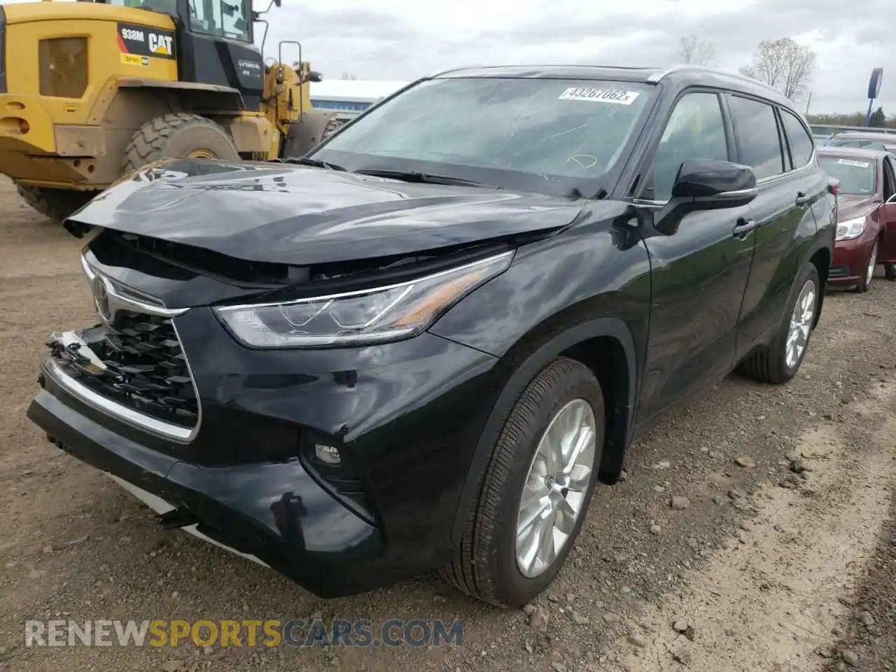 2 Photograph of a damaged car 5TDDZRBH1MS109696 TOYOTA HIGHLANDER 2021