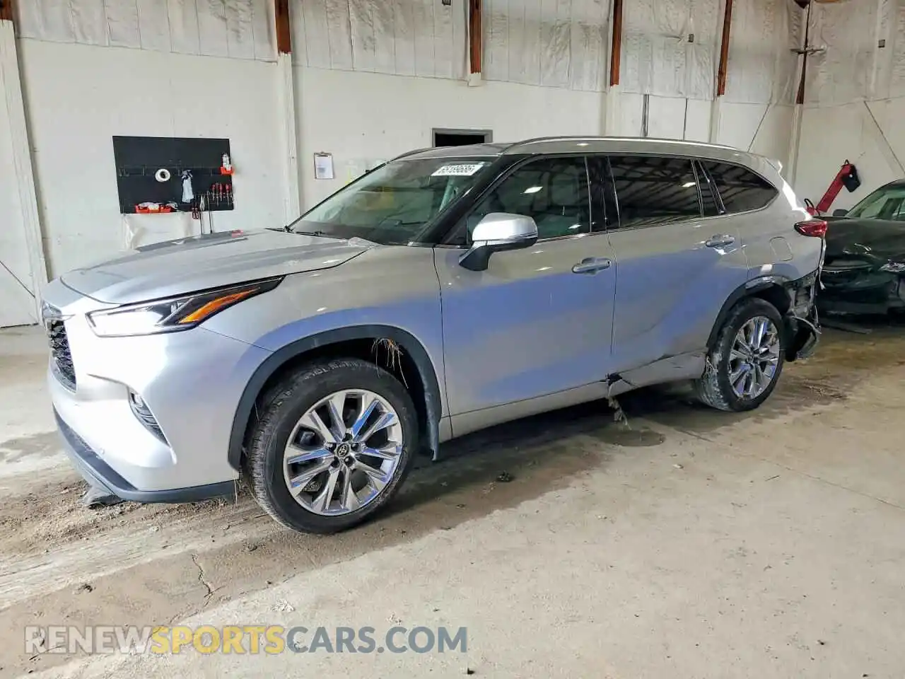 1 Photograph of a damaged car 5TDDZRBH1MS123971 TOYOTA HIGHLANDER 2021