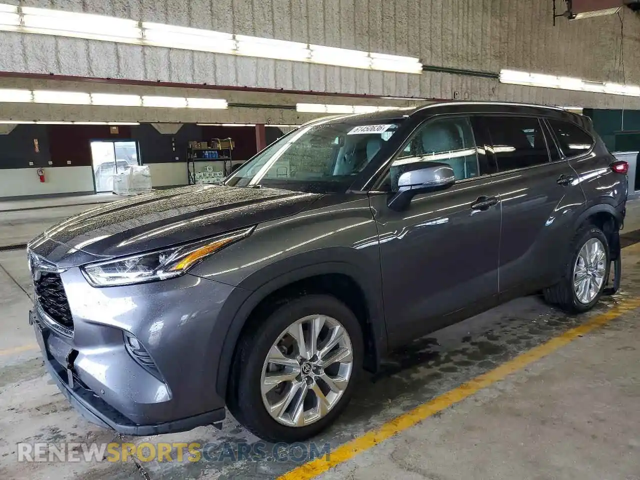 1 Photograph of a damaged car 5TDDZRBH1MS530754 TOYOTA HIGHLANDER 2021