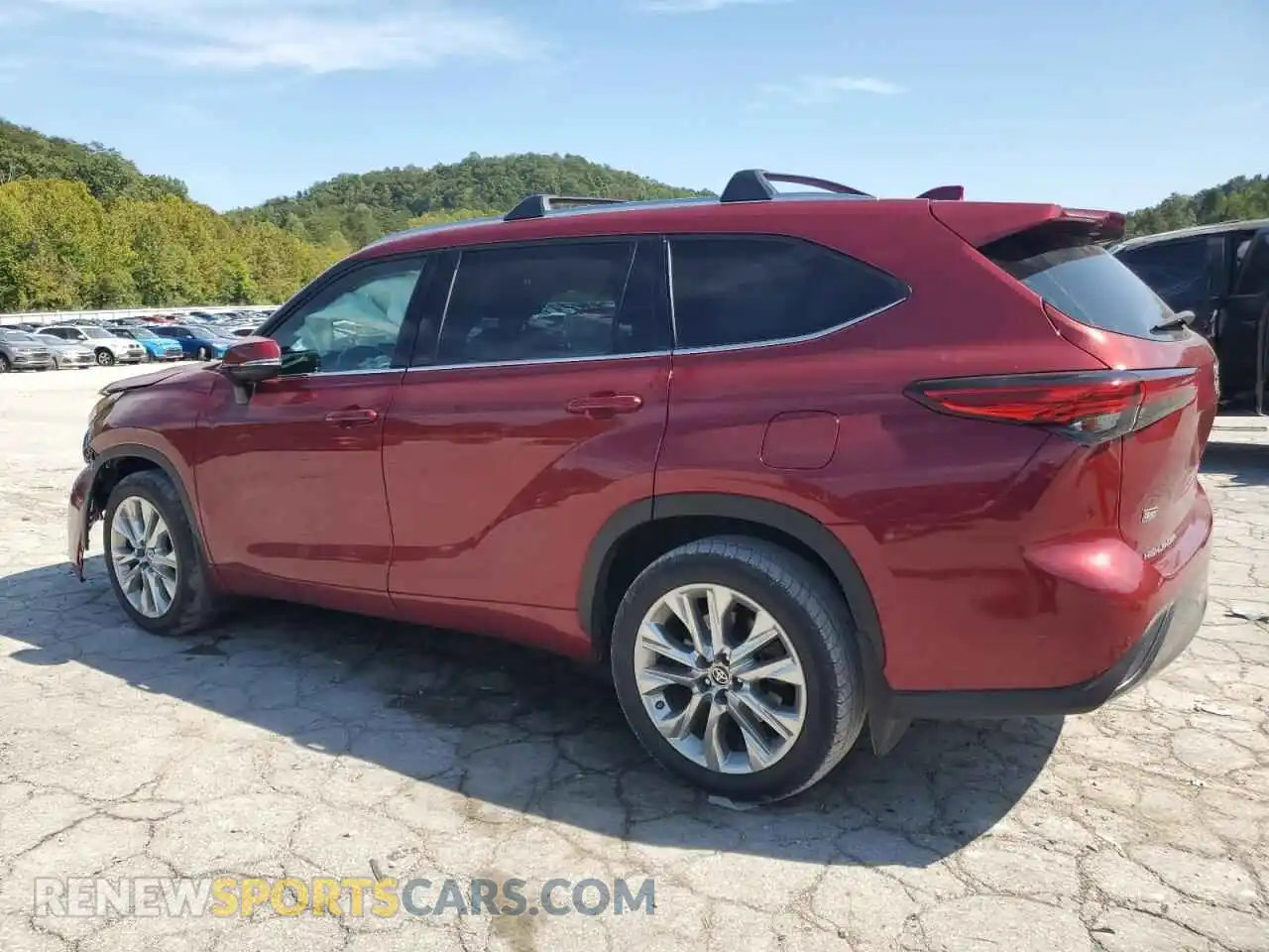2 Photograph of a damaged car 5TDDZRBH1MS547098 TOYOTA HIGHLANDER 2021