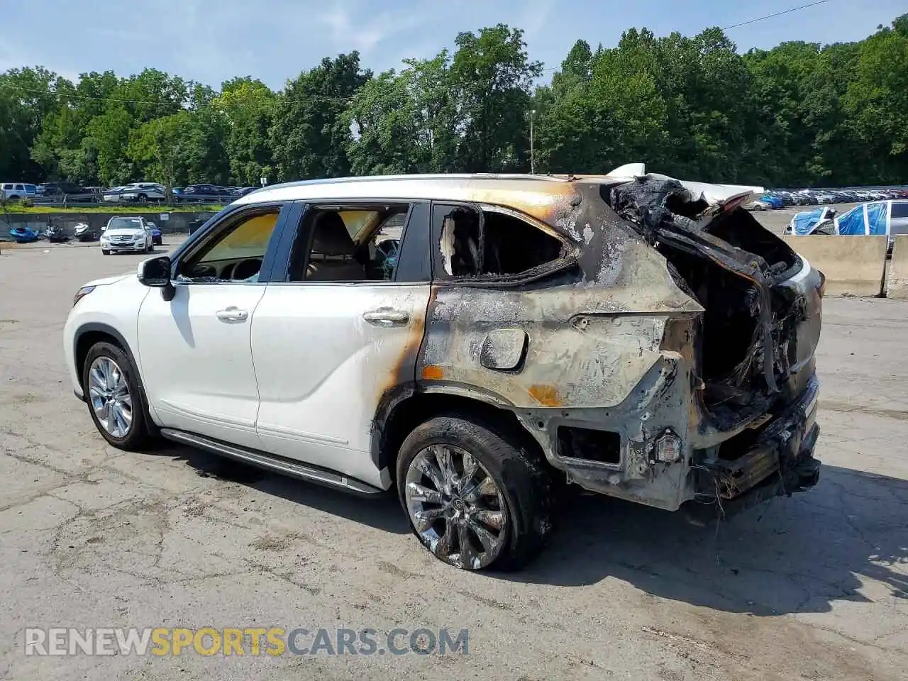 2 Photograph of a damaged car 5TDDZRBH2MS111120 TOYOTA HIGHLANDER 2021
