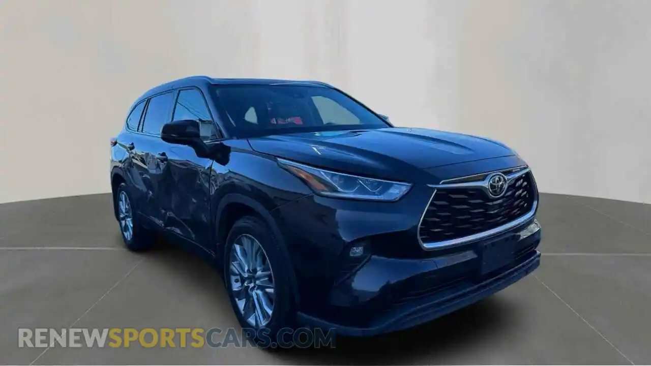 1 Photograph of a damaged car 5TDDZRBH2MS128774 TOYOTA HIGHLANDER 2021
