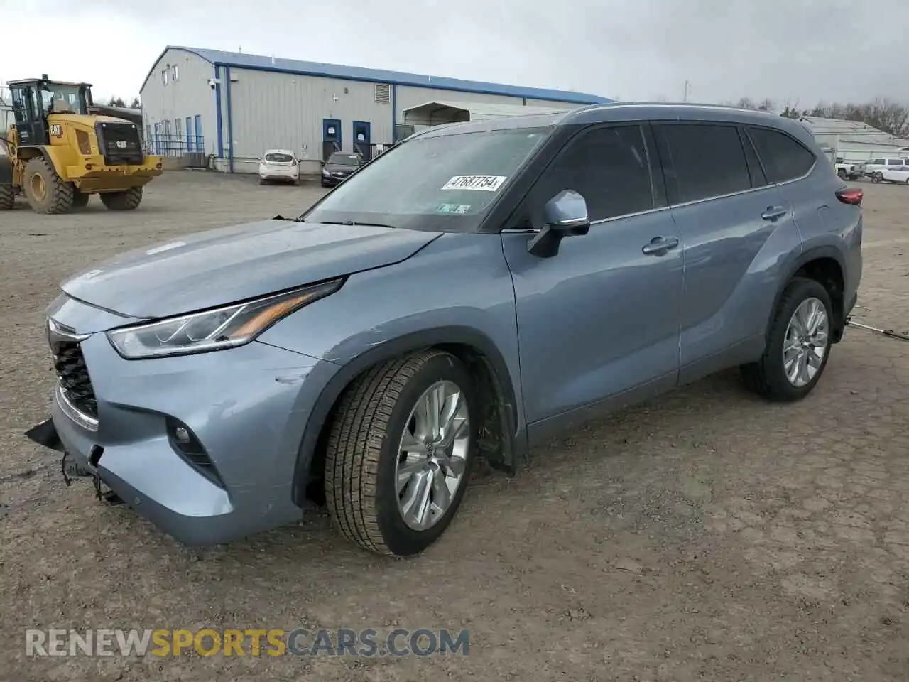 1 Photograph of a damaged car 5TDDZRBH4MS104959 TOYOTA HIGHLANDER 2021