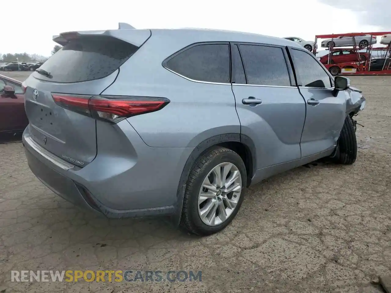 3 Photograph of a damaged car 5TDDZRBH4MS104959 TOYOTA HIGHLANDER 2021