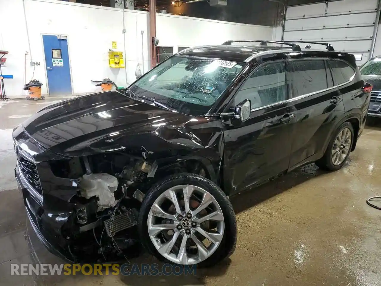 1 Photograph of a damaged car 5TDDZRBH5MS085712 TOYOTA HIGHLANDER 2021