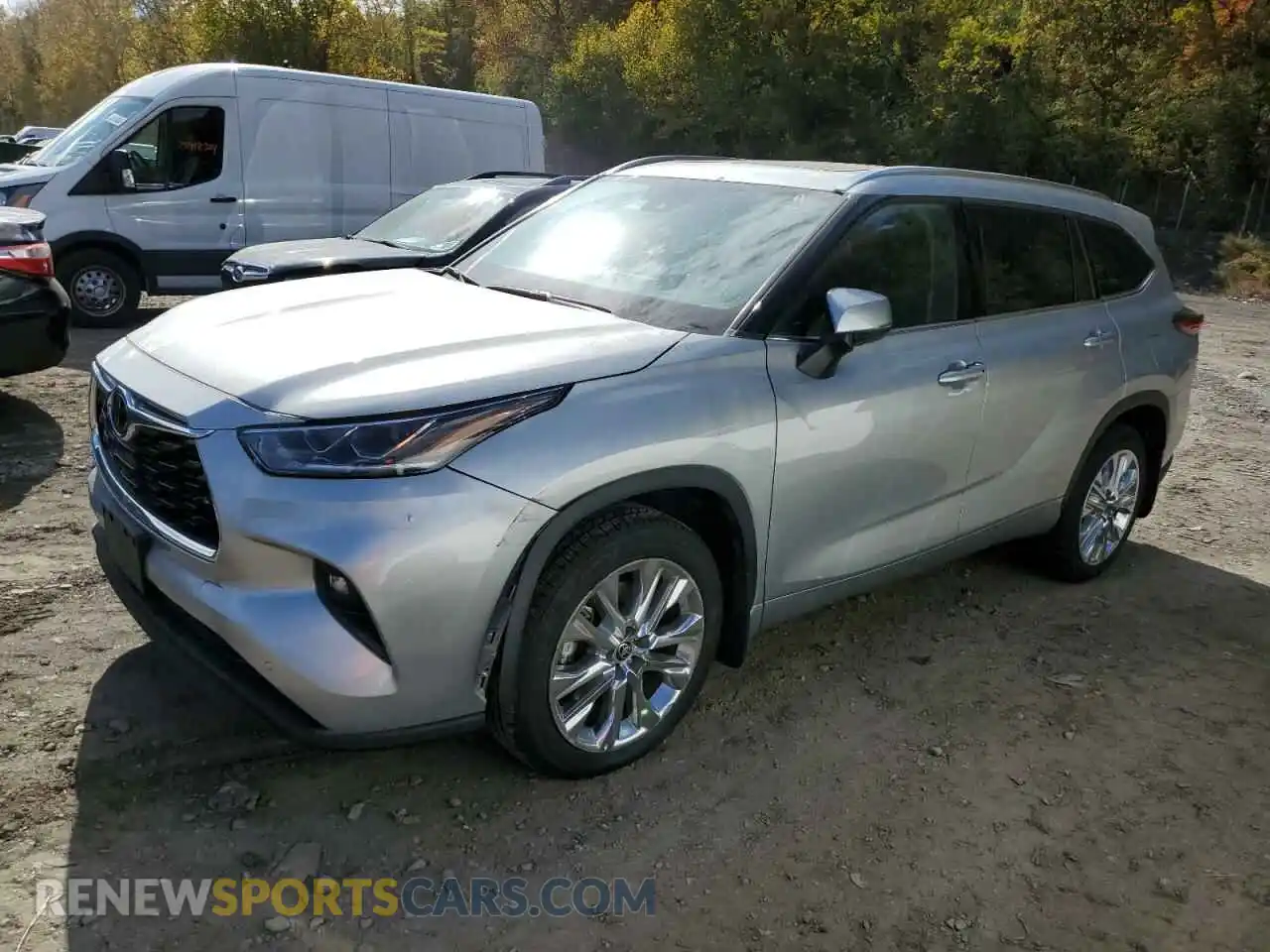 1 Photograph of a damaged car 5TDDZRBH5MS119017 TOYOTA HIGHLANDER 2021