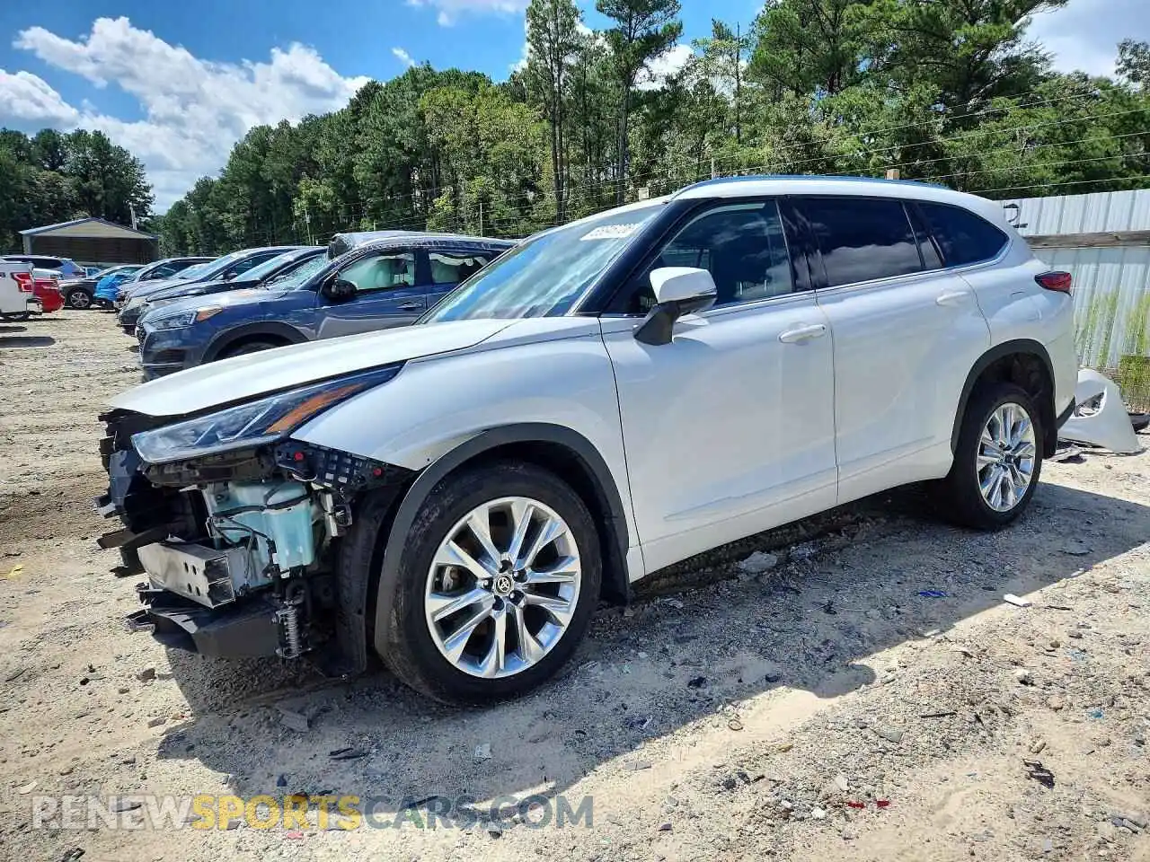 1 fotografías del automóvil dañado 5TDDZRBH6MS066537 TOYOTA HIGHLANDER 2021