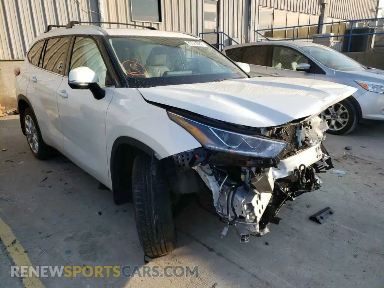 1 Фотография поврежденного автомобиля 5TDDZRBH6MS084083 TOYOTA HIGHLANDER 2021
