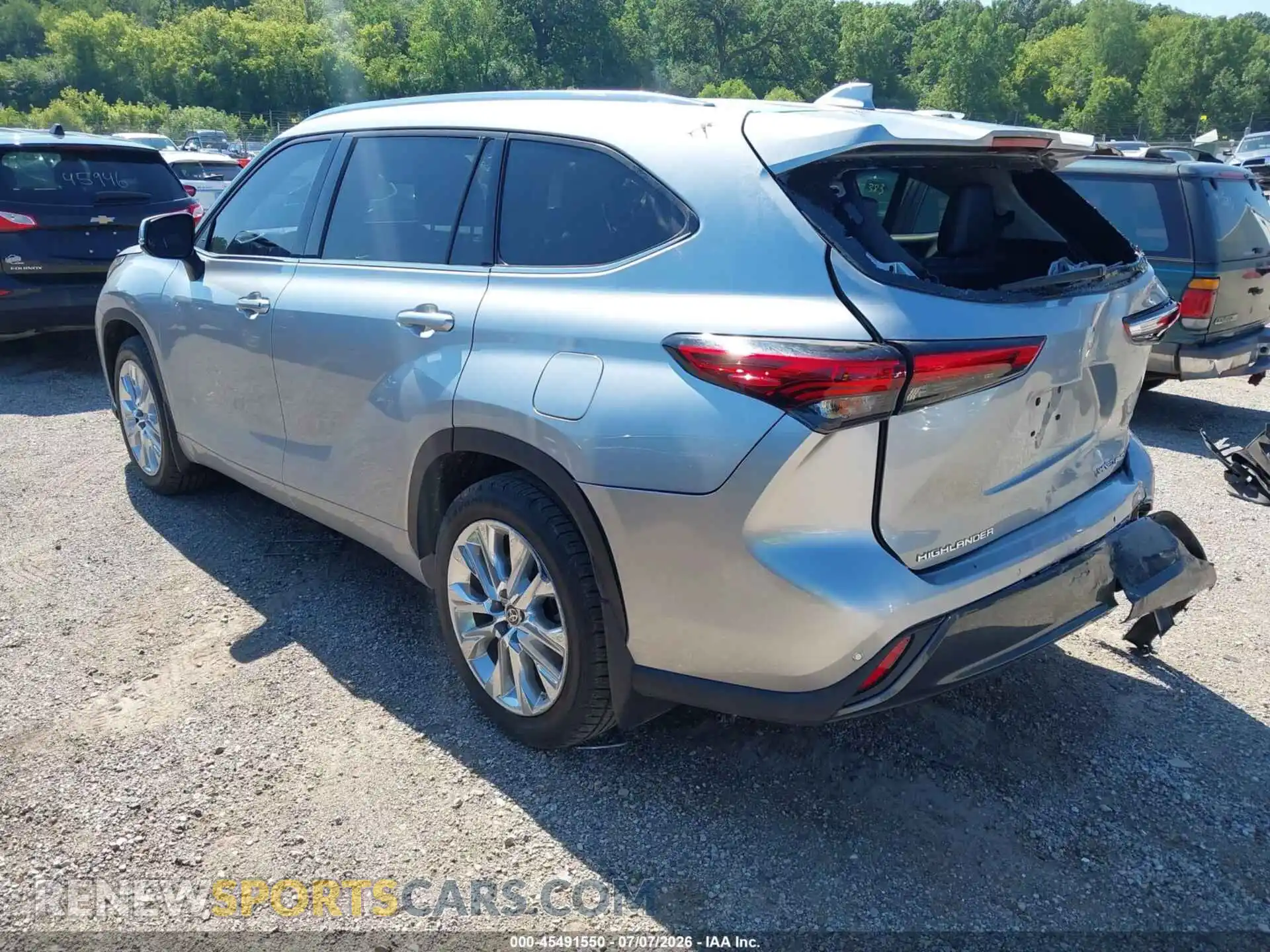 3 fotografías del automóvil dañado 5TDDZRBH6MS146632 TOYOTA HIGHLANDER 2021