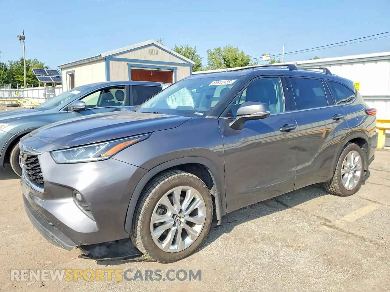 1 Photograph of a damaged car 5TDDZRBH6MS152589 TOYOTA HIGHLANDER 2021