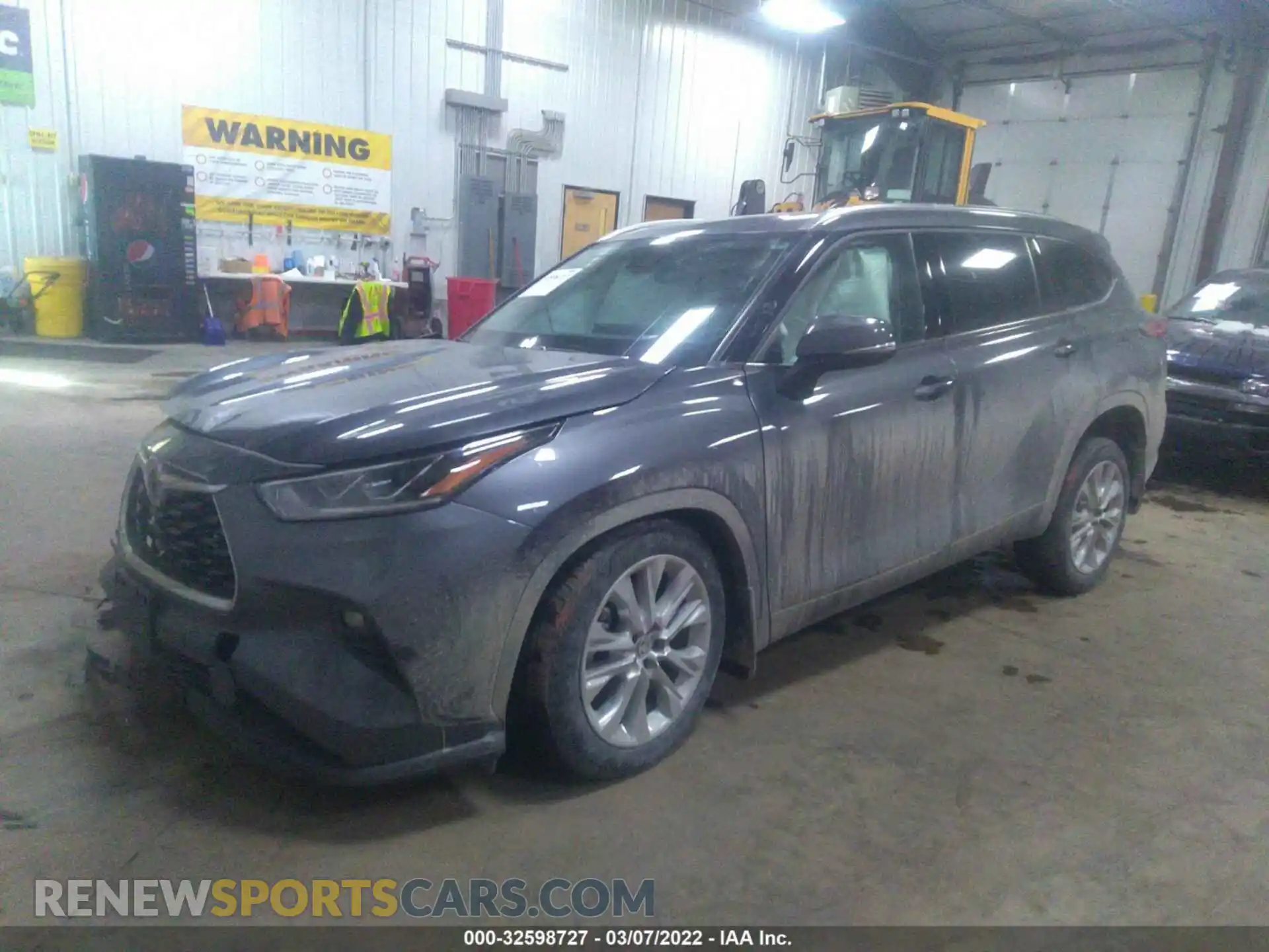 2 Photograph of a damaged car 5TDDZRBH8MS070704 TOYOTA HIGHLANDER 2021