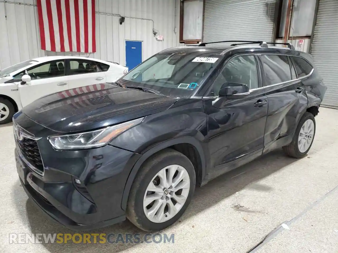 1 Photograph of a damaged car 5TDDZRBH8MS106519 TOYOTA HIGHLANDER 2021