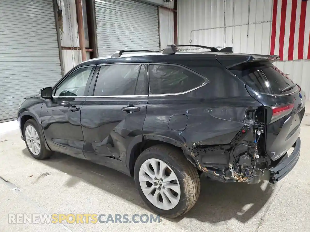 2 Photograph of a damaged car 5TDDZRBH8MS106519 TOYOTA HIGHLANDER 2021