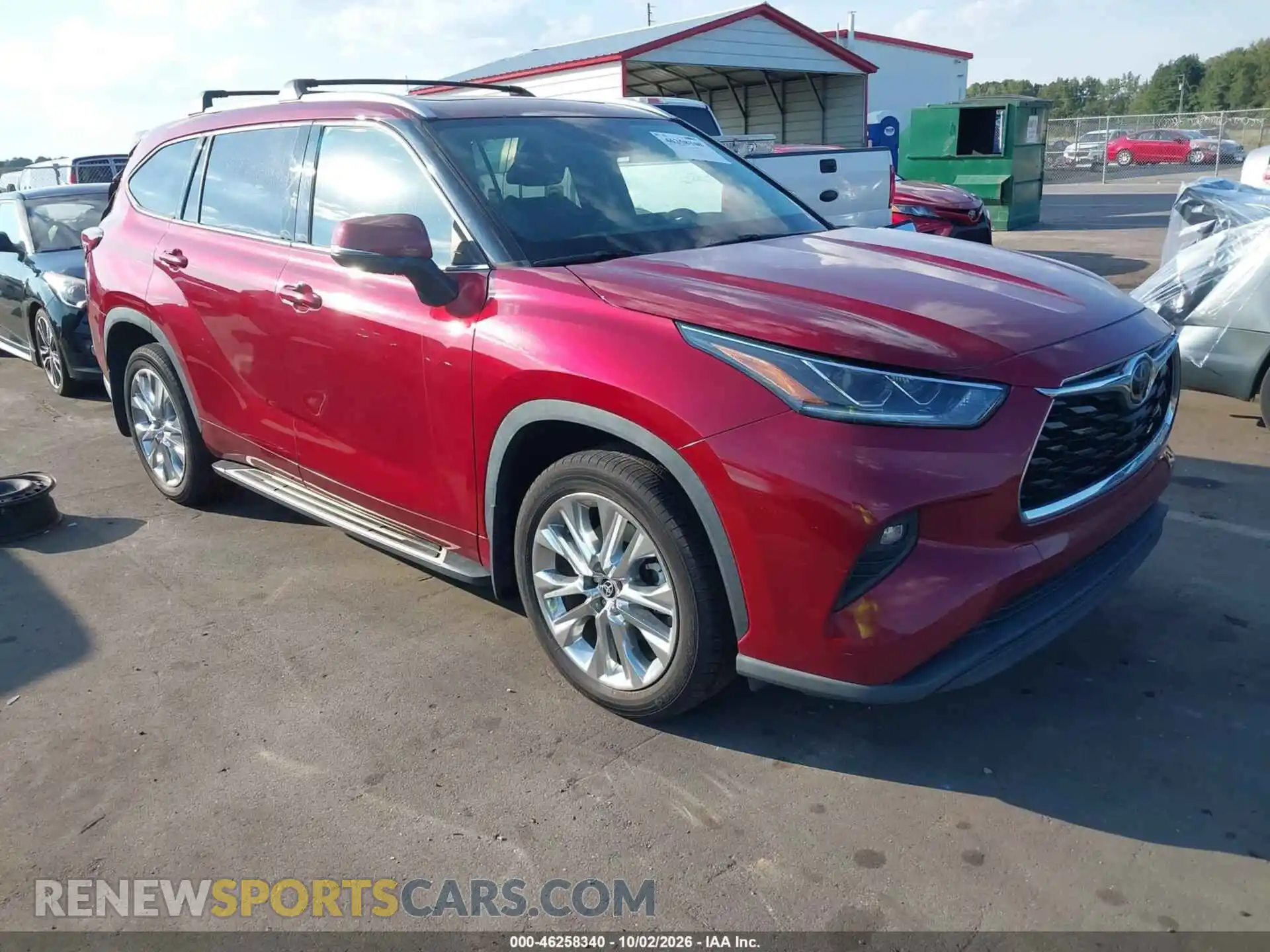 1 Photograph of a damaged car 5TDDZRBH8MS149967 TOYOTA HIGHLANDER 2021