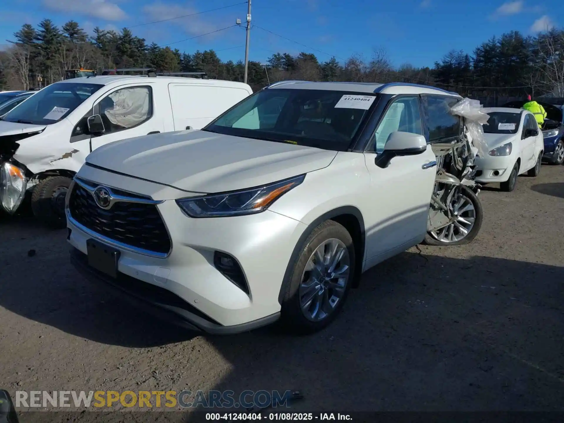 2 Photograph of a damaged car 5TDDZRBH8MS541539 TOYOTA HIGHLANDER 2021