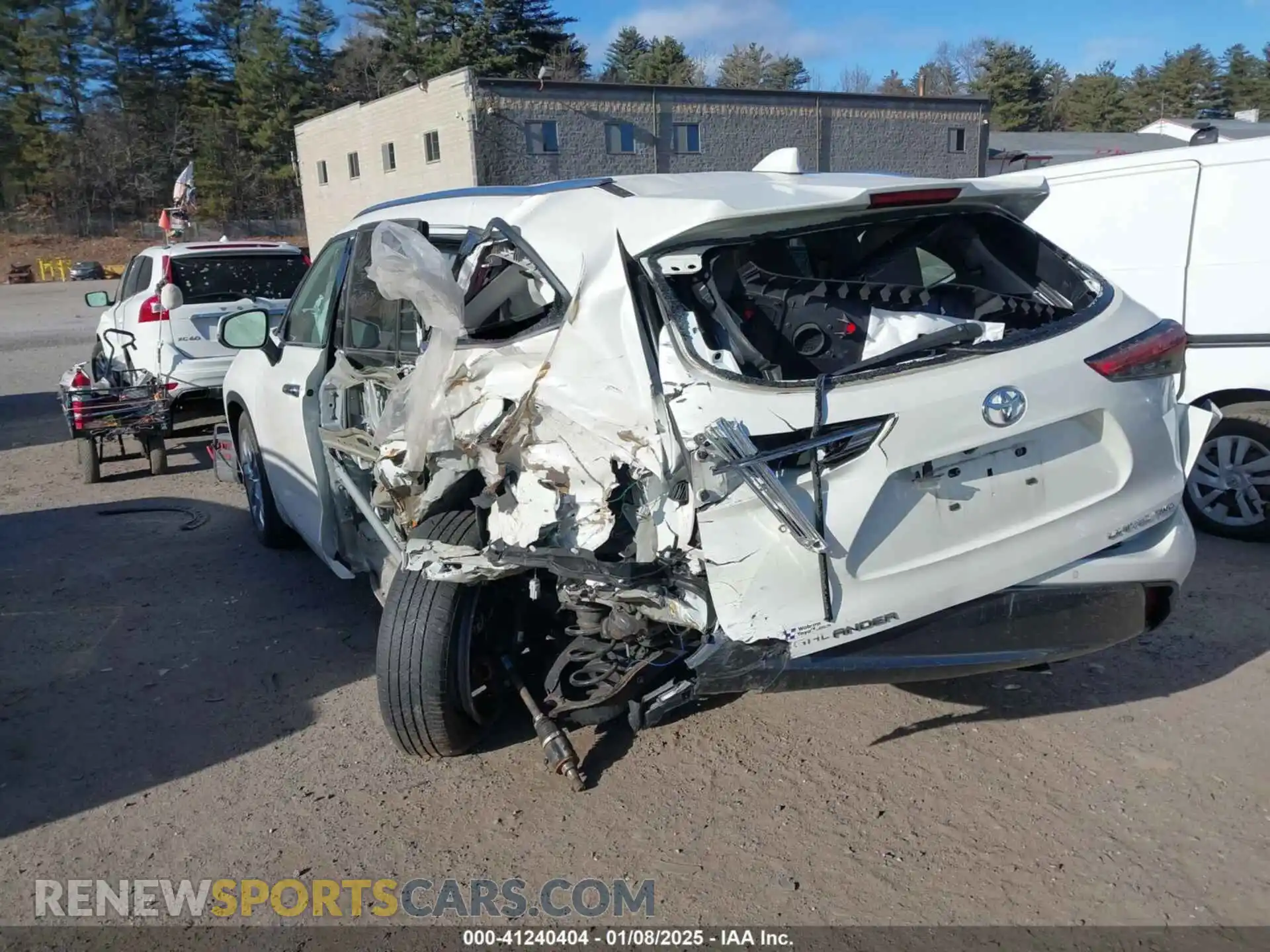 3 Photograph of a damaged car 5TDDZRBH8MS541539 TOYOTA HIGHLANDER 2021