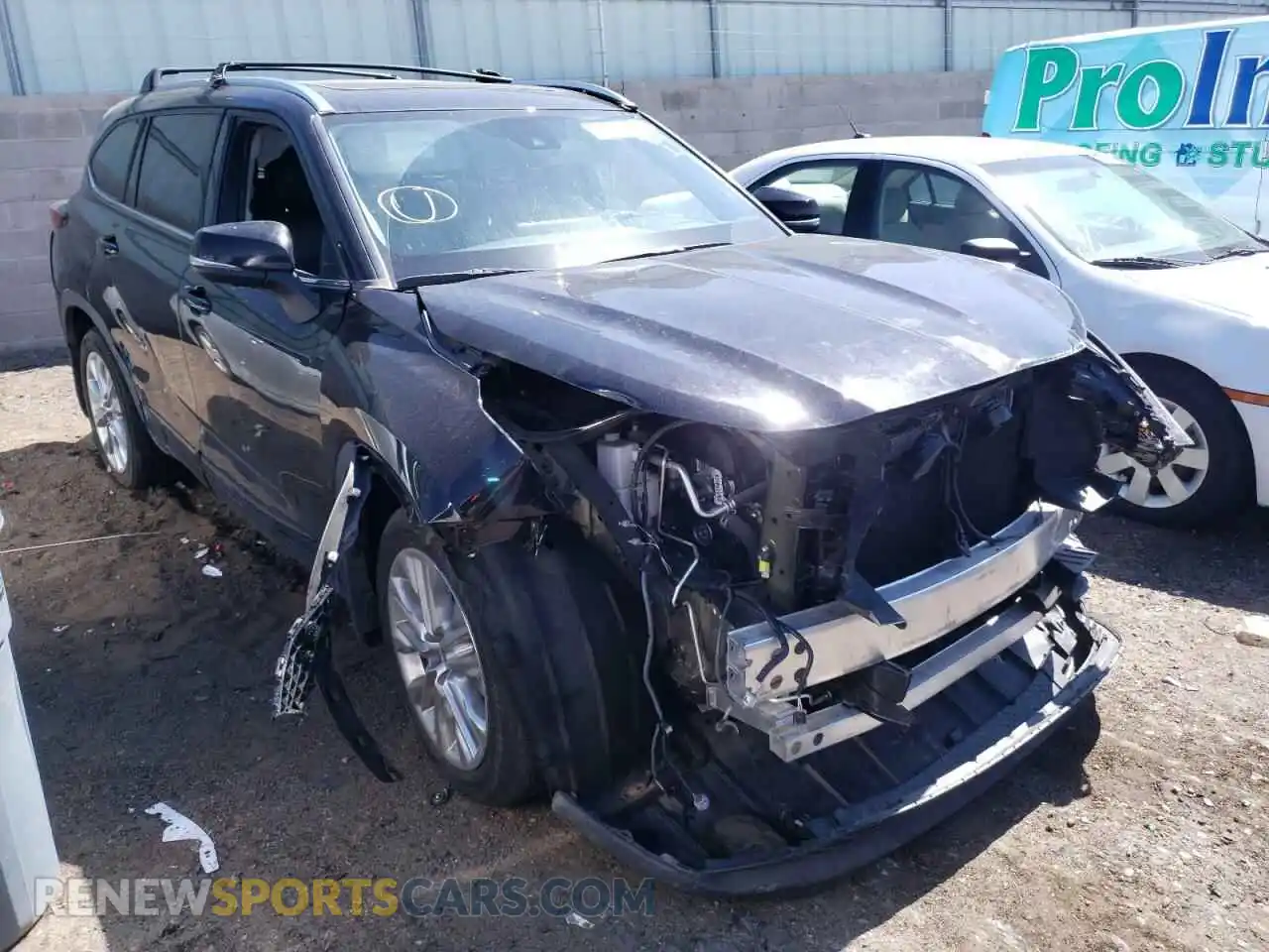 1 Фотография поврежденного автомобиля 5TDDZRBH9MS096566 TOYOTA HIGHLANDER 2021