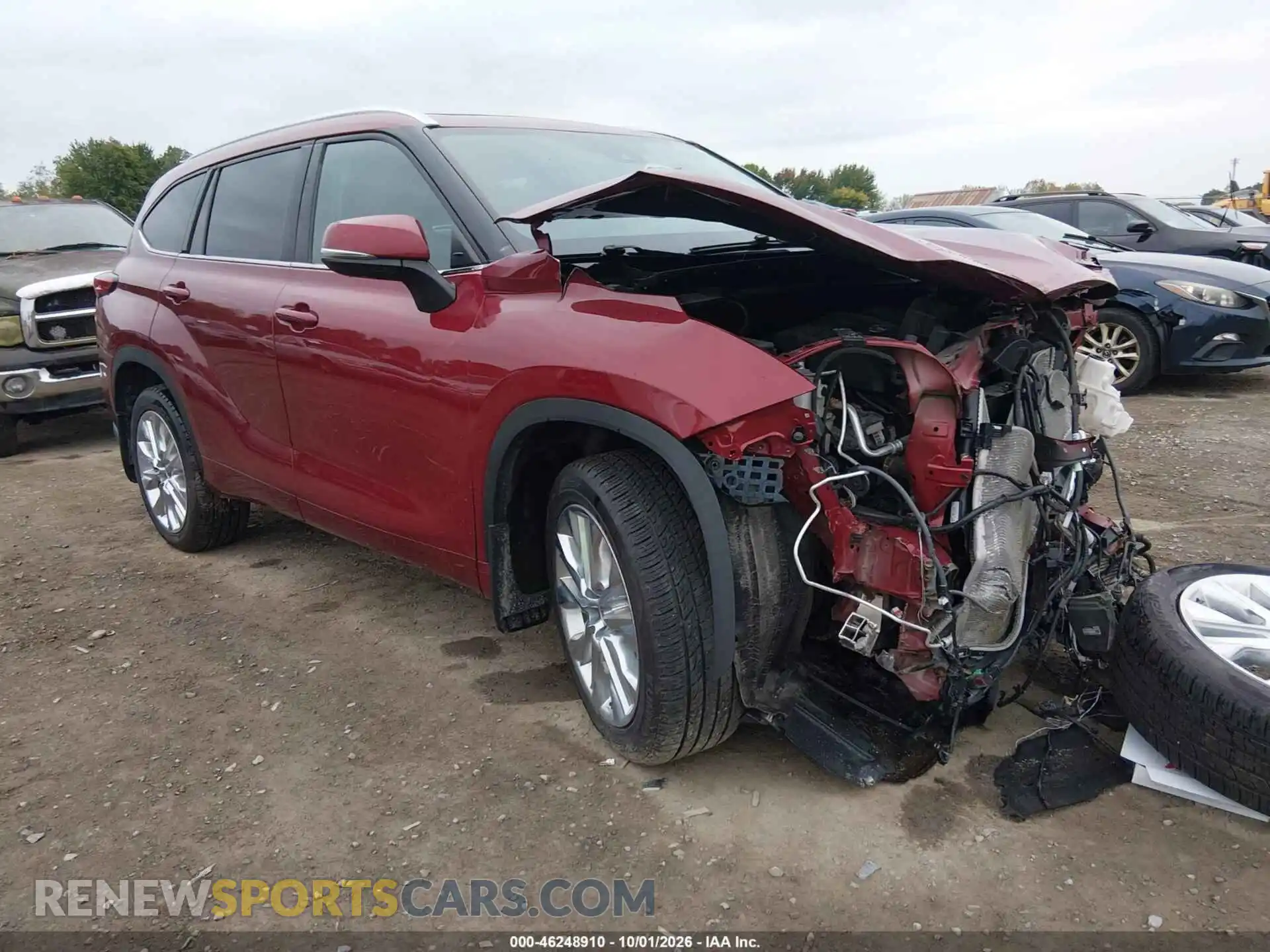1 Фотография поврежденного автомобиля 5TDDZRBH9MS544210 TOYOTA HIGHLANDER 2021