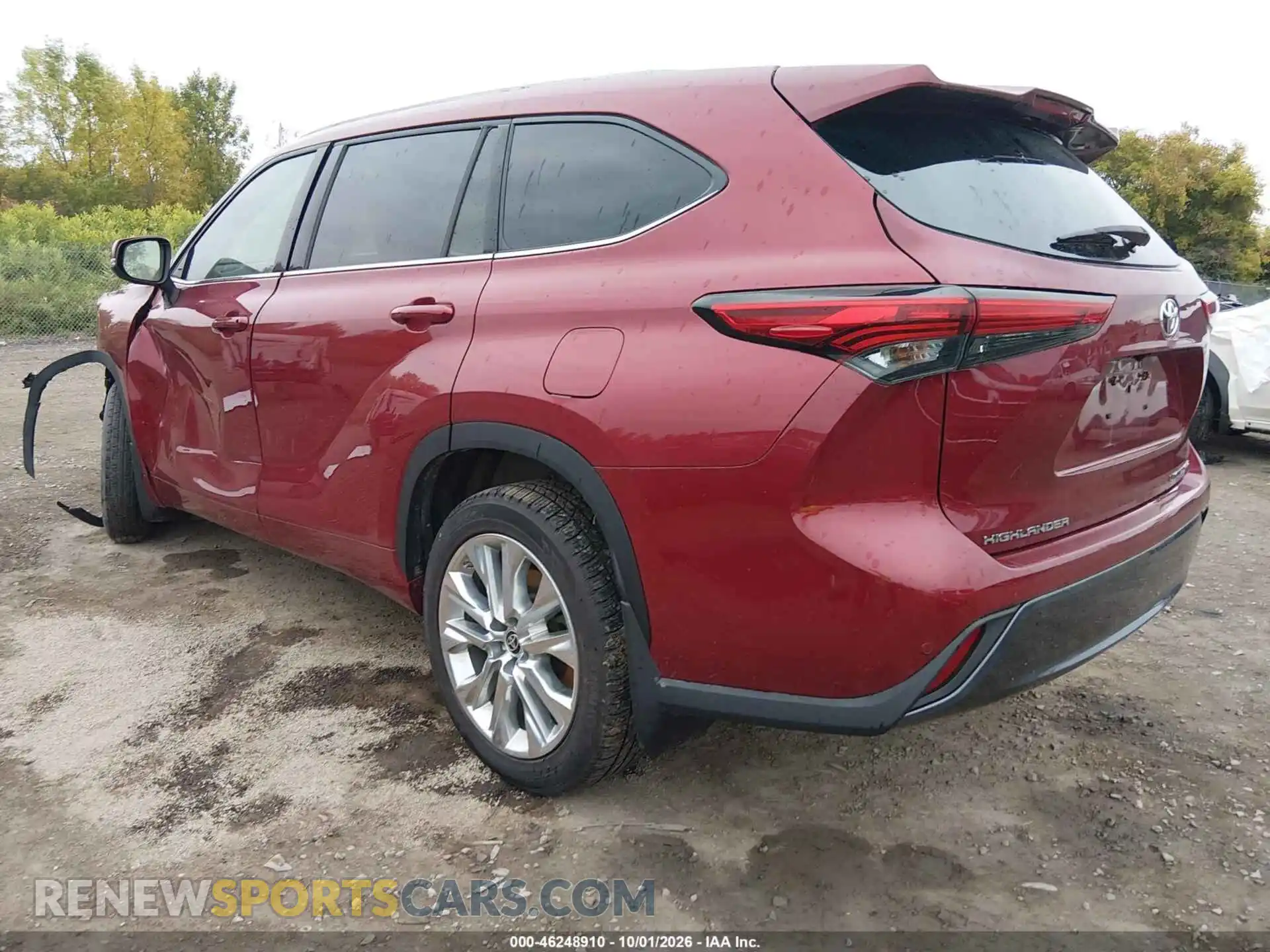 3 Фотография поврежденного автомобиля 5TDDZRBH9MS544210 TOYOTA HIGHLANDER 2021