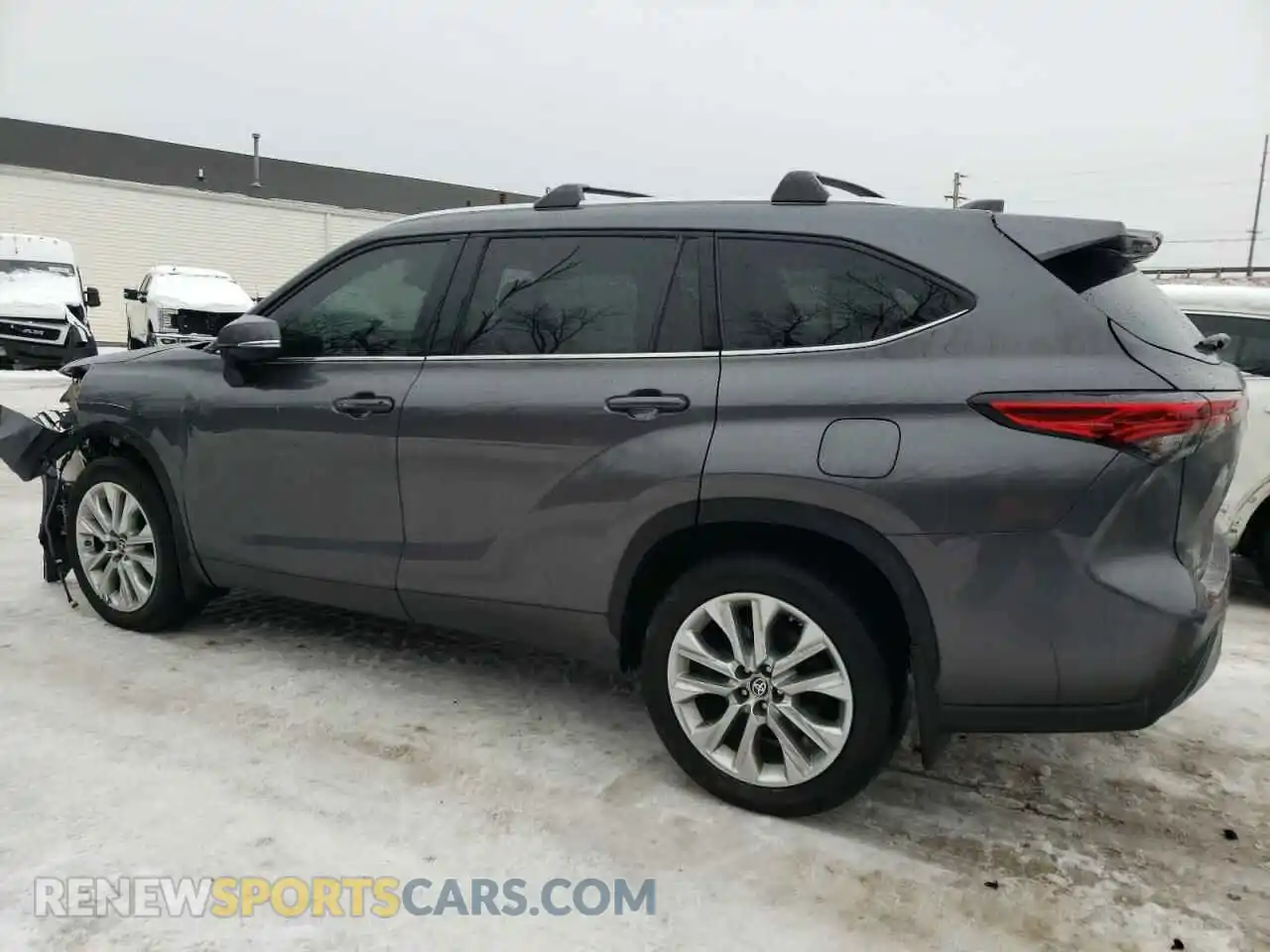 2 Photograph of a damaged car 5TDDZRBH9MS553991 TOYOTA HIGHLANDER 2021