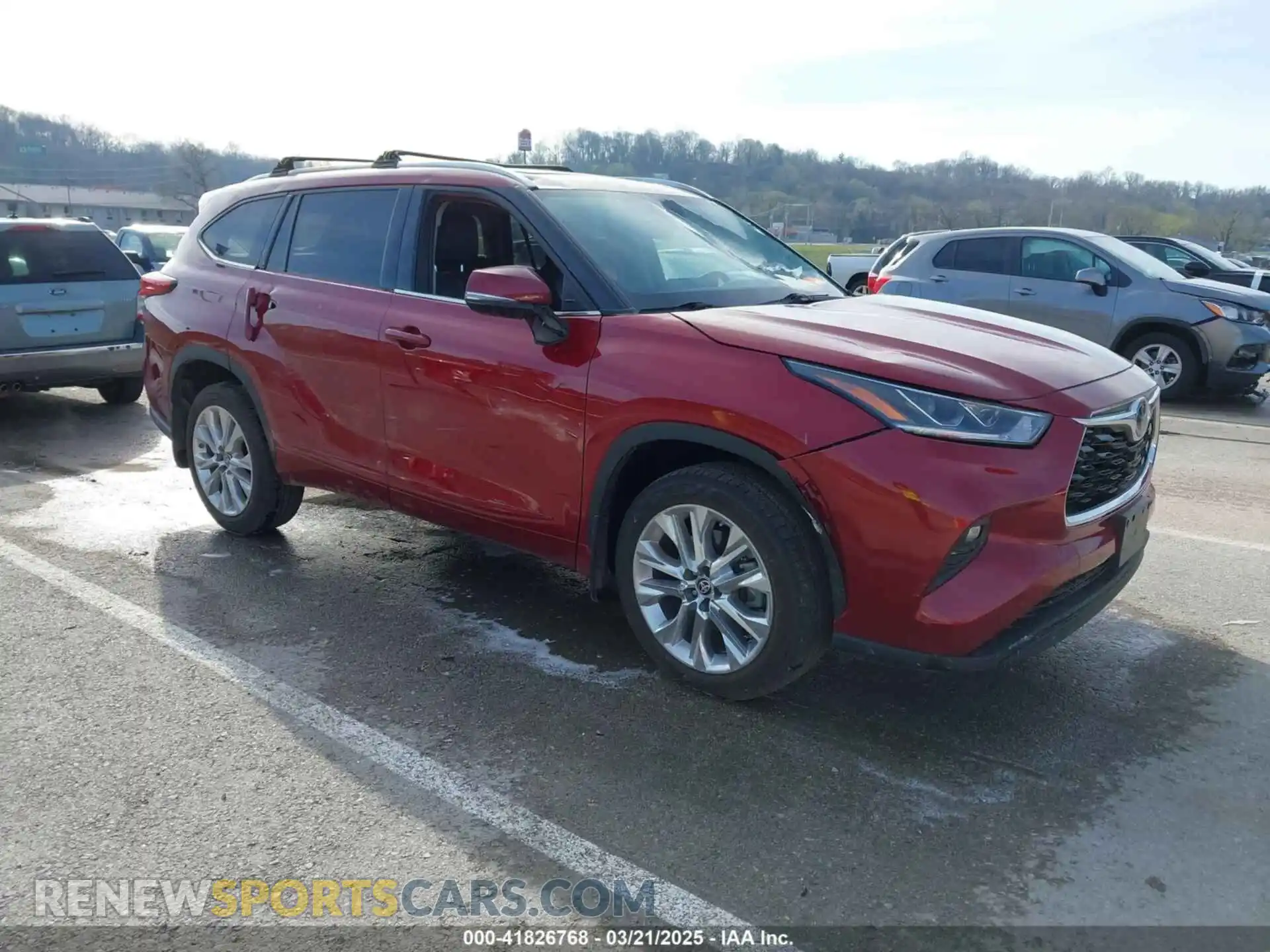 1 Photograph of a damaged car 5TDDZRBHXMS116811 TOYOTA HIGHLANDER 2021