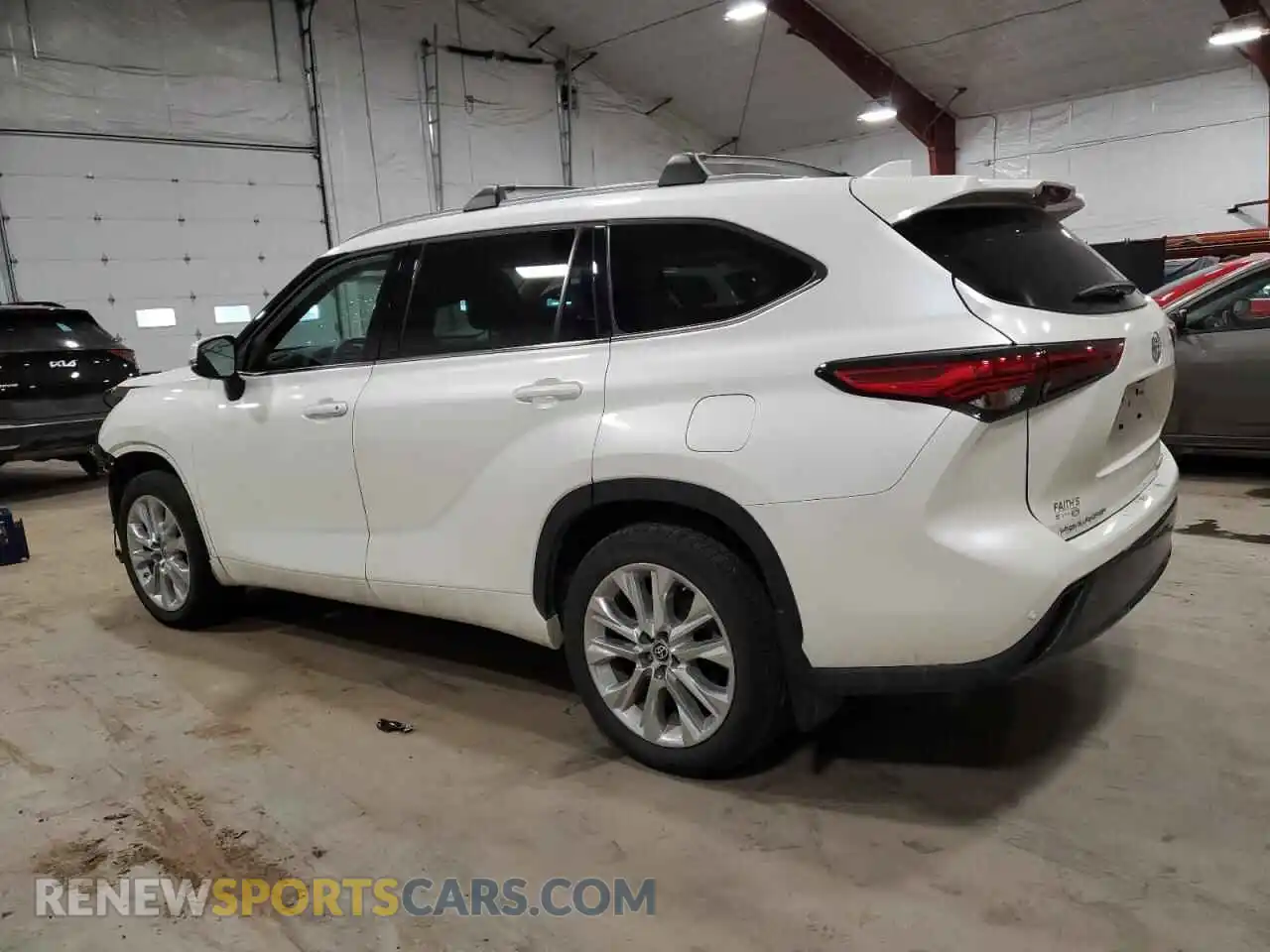 2 fotografías del automóvil dañado 5TDDZRBHXMS138453 TOYOTA HIGHLANDER 2021