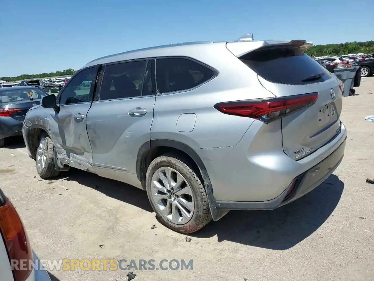 2 Photograph of a damaged car 5TDDZRBHXMS528551 TOYOTA HIGHLANDER 2021