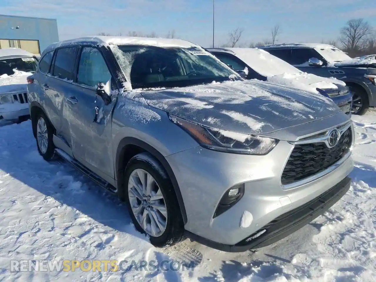 1 fotografías del automóvil dañado 5TDDZRBHXMS531904 TOYOTA HIGHLANDER 2021