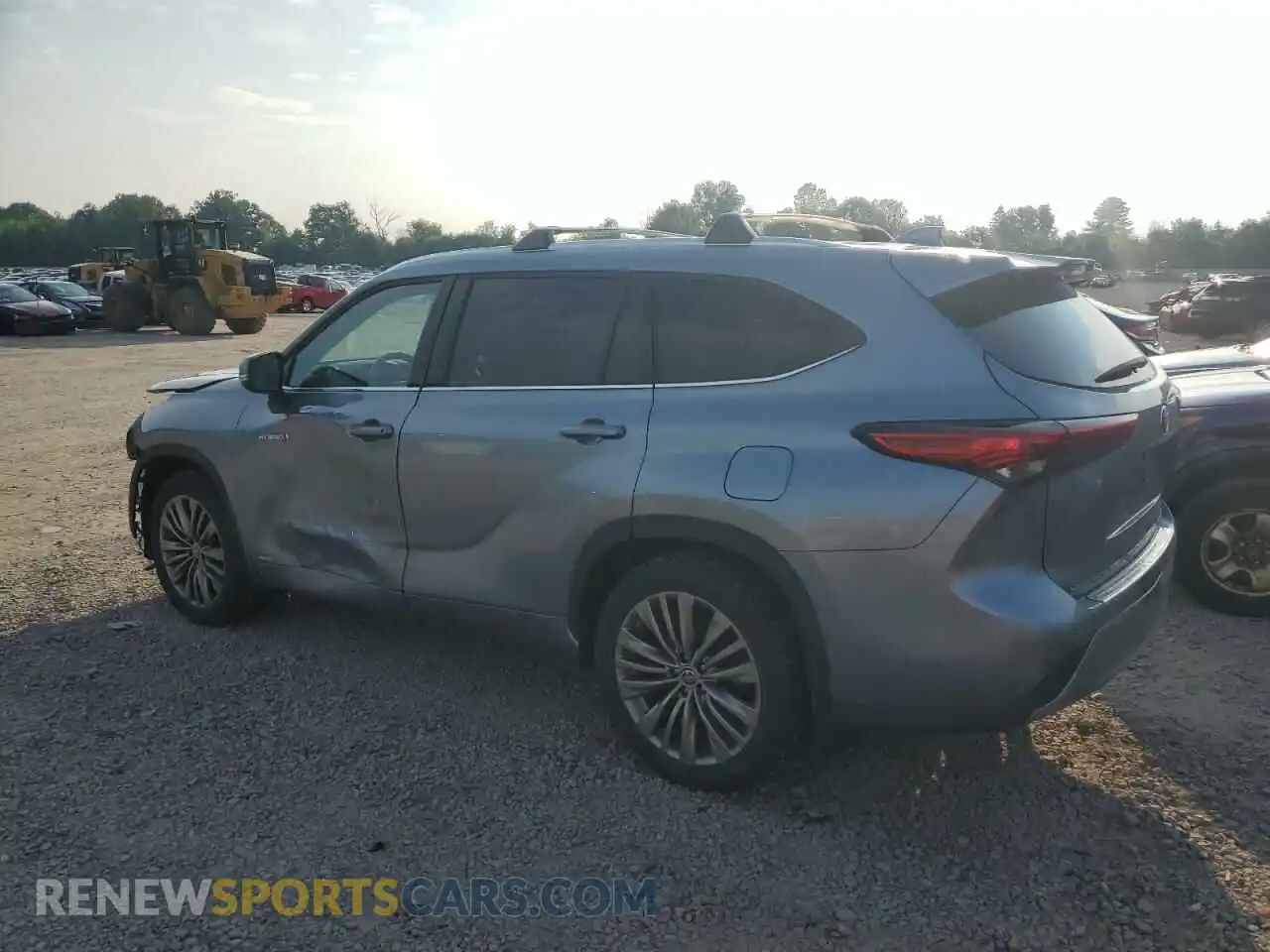2 Photograph of a damaged car 5TDEBRCH1MS049880 TOYOTA HIGHLANDER 2021