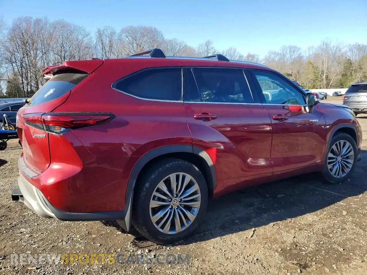 3 Фотография поврежденного автомобиля 5TDEBRCH2MS018637 TOYOTA HIGHLANDER 2021