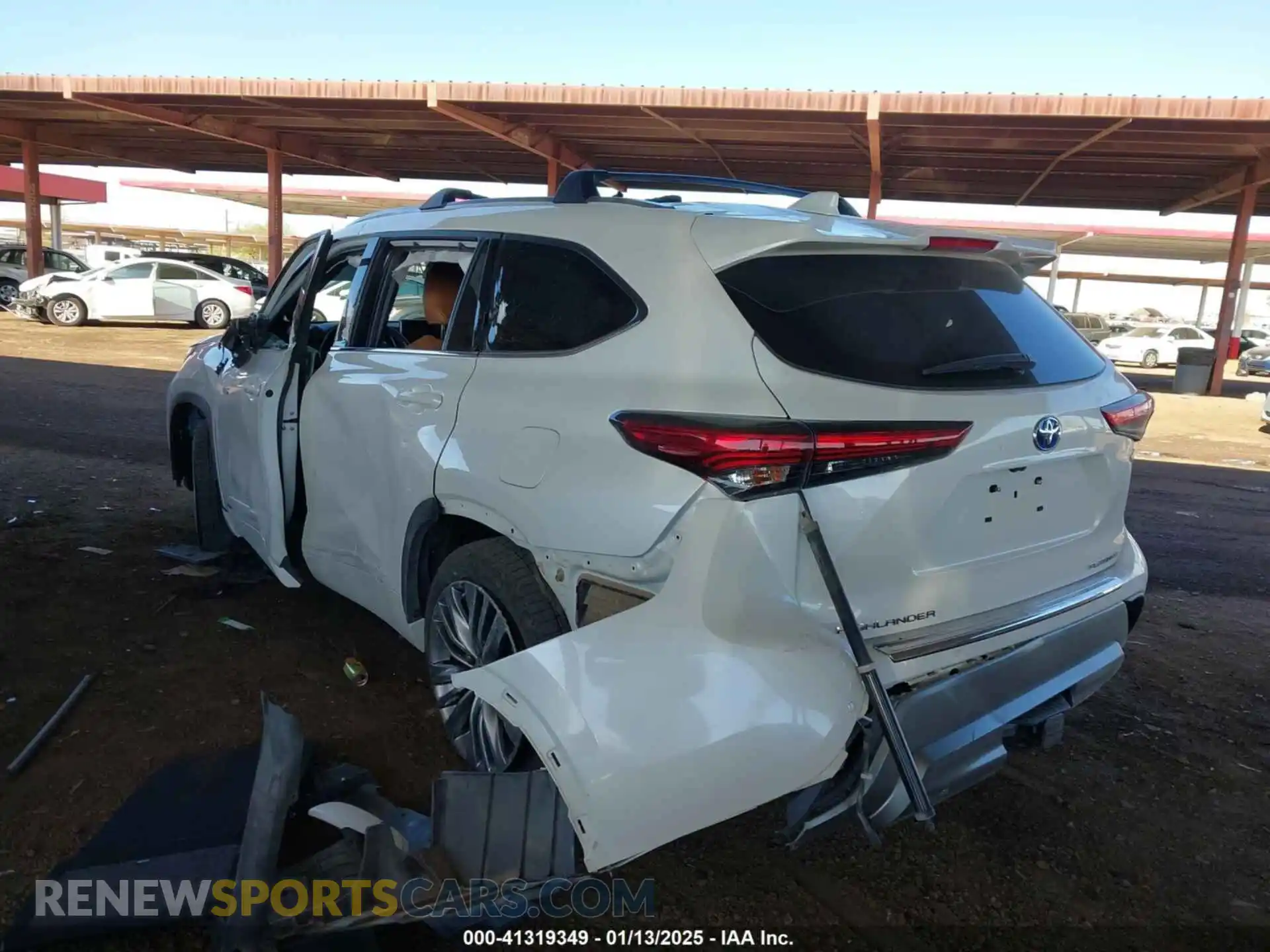 3 Photograph of a damaged car 5TDEBRCH2MS054747 TOYOTA HIGHLANDER 2021