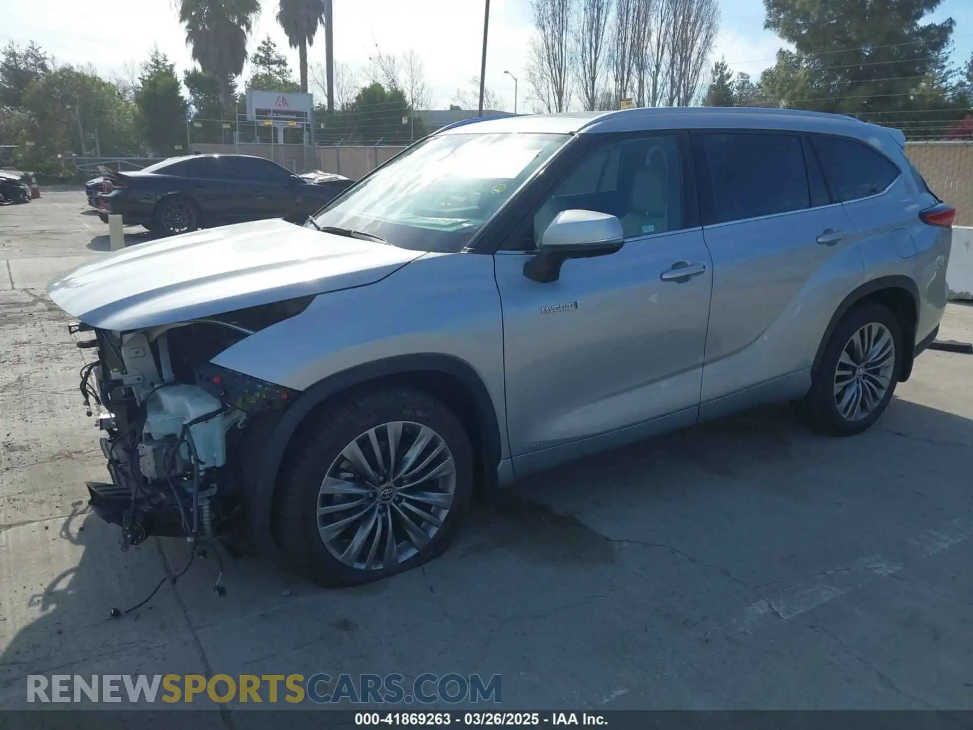 2 Фотография поврежденного автомобиля 5TDEBRCH3MS017352 TOYOTA HIGHLANDER 2021