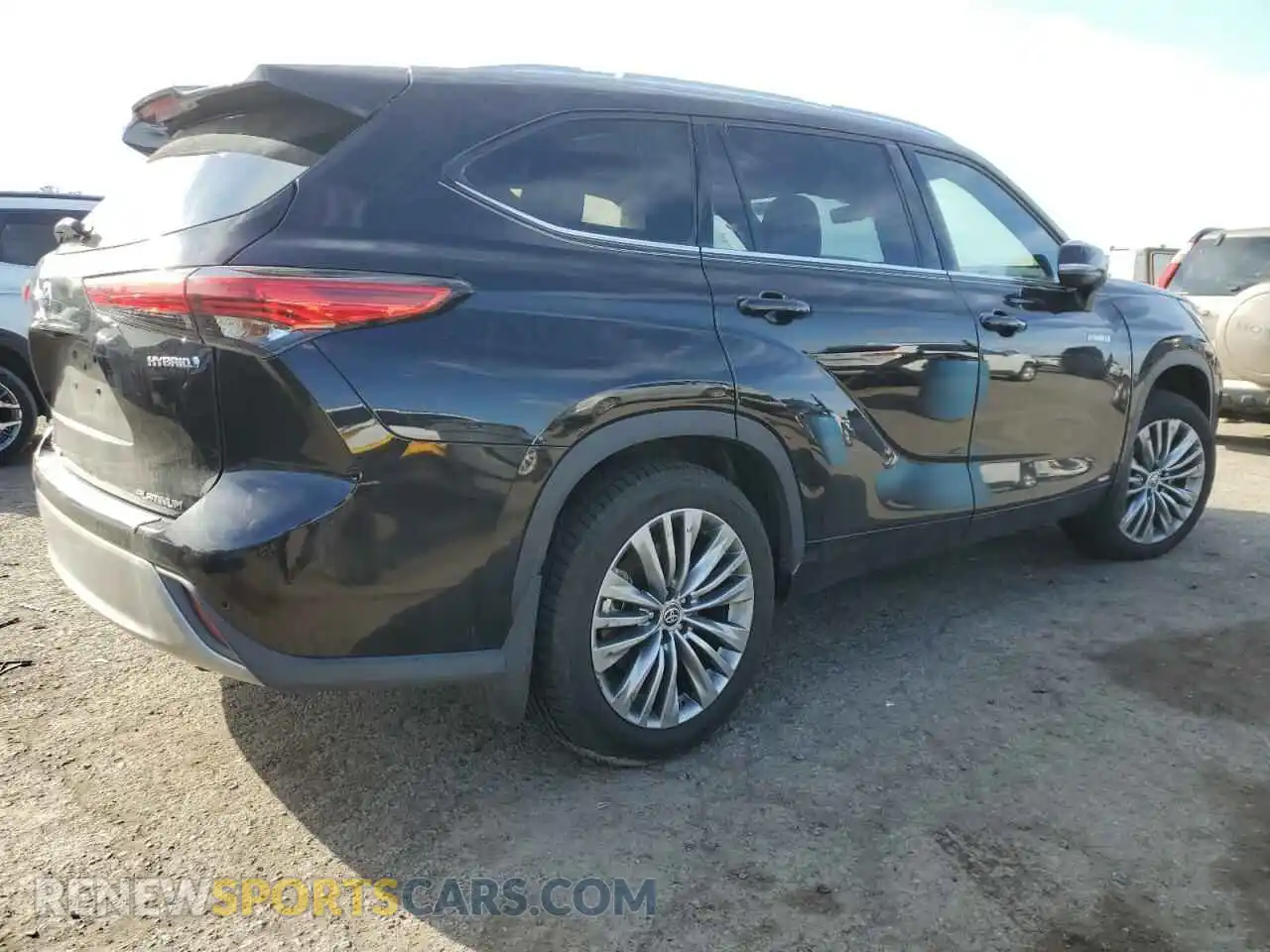 3 Фотография поврежденного автомобиля 5TDEBRCH3MS025452 TOYOTA HIGHLANDER 2021