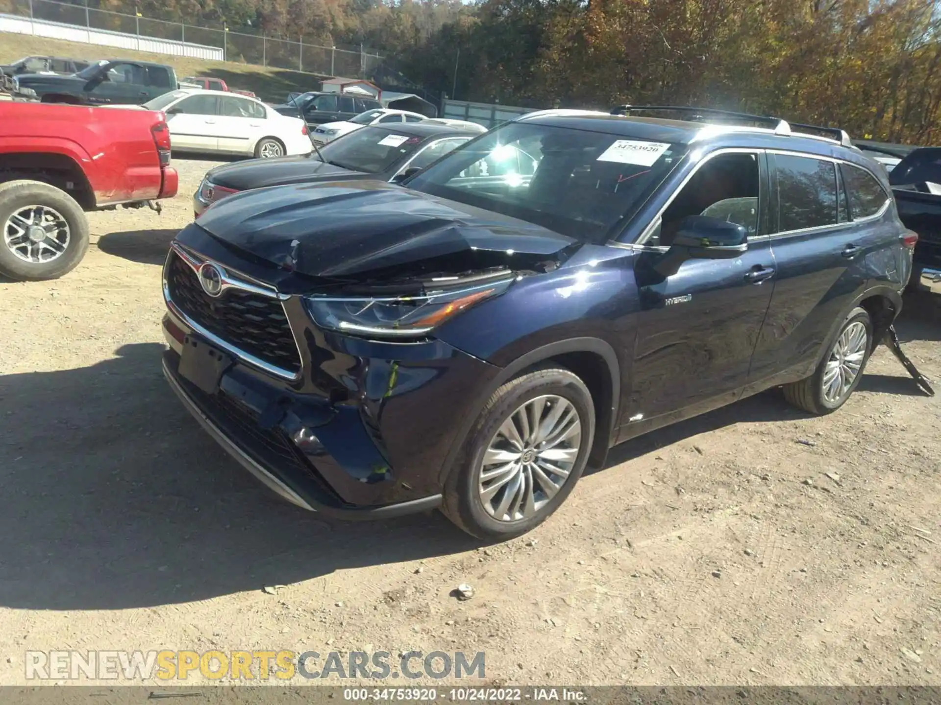 2 Photograph of a damaged car 5TDEBRCH3MS028285 TOYOTA HIGHLANDER 2021
