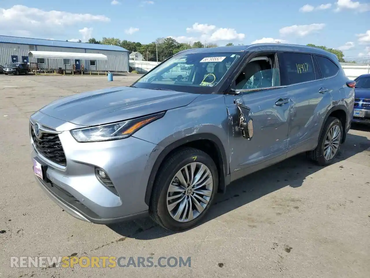 2 Photograph of a damaged car 5TDEBRCH3MS043921 TOYOTA HIGHLANDER 2021