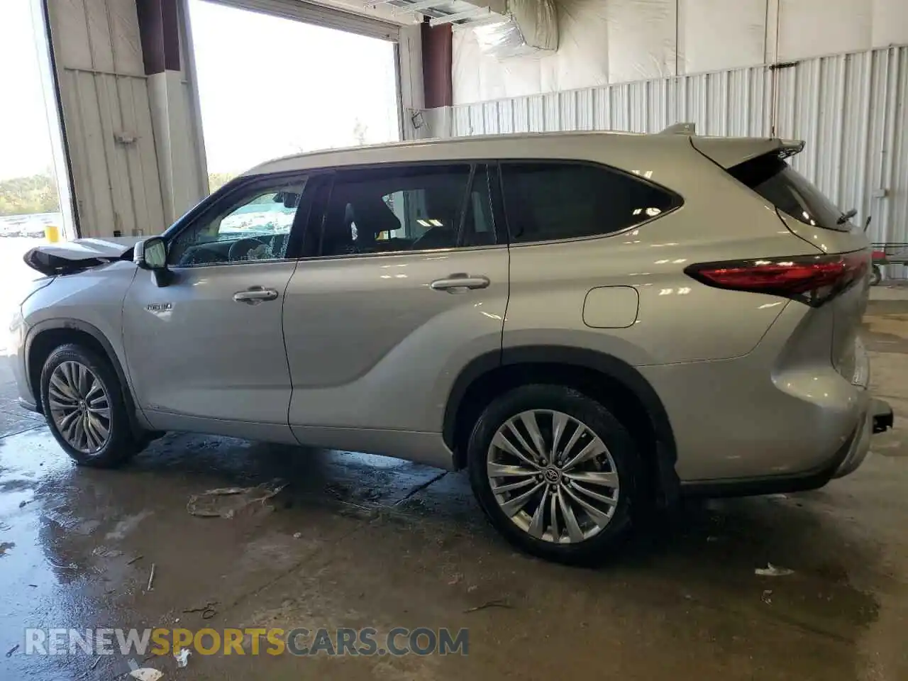2 Photograph of a damaged car 5TDEBRCH3MS064879 TOYOTA HIGHLANDER 2021